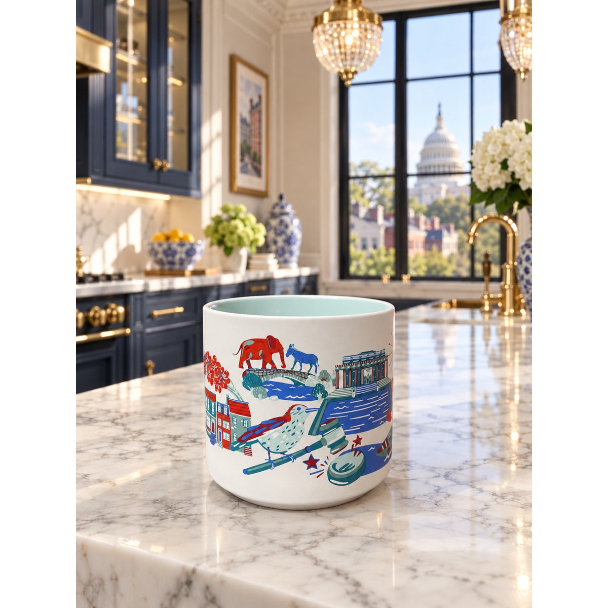 Starbucks Washington DC Discovery Series Mug 14 Oz 2024 Ceramic Cup