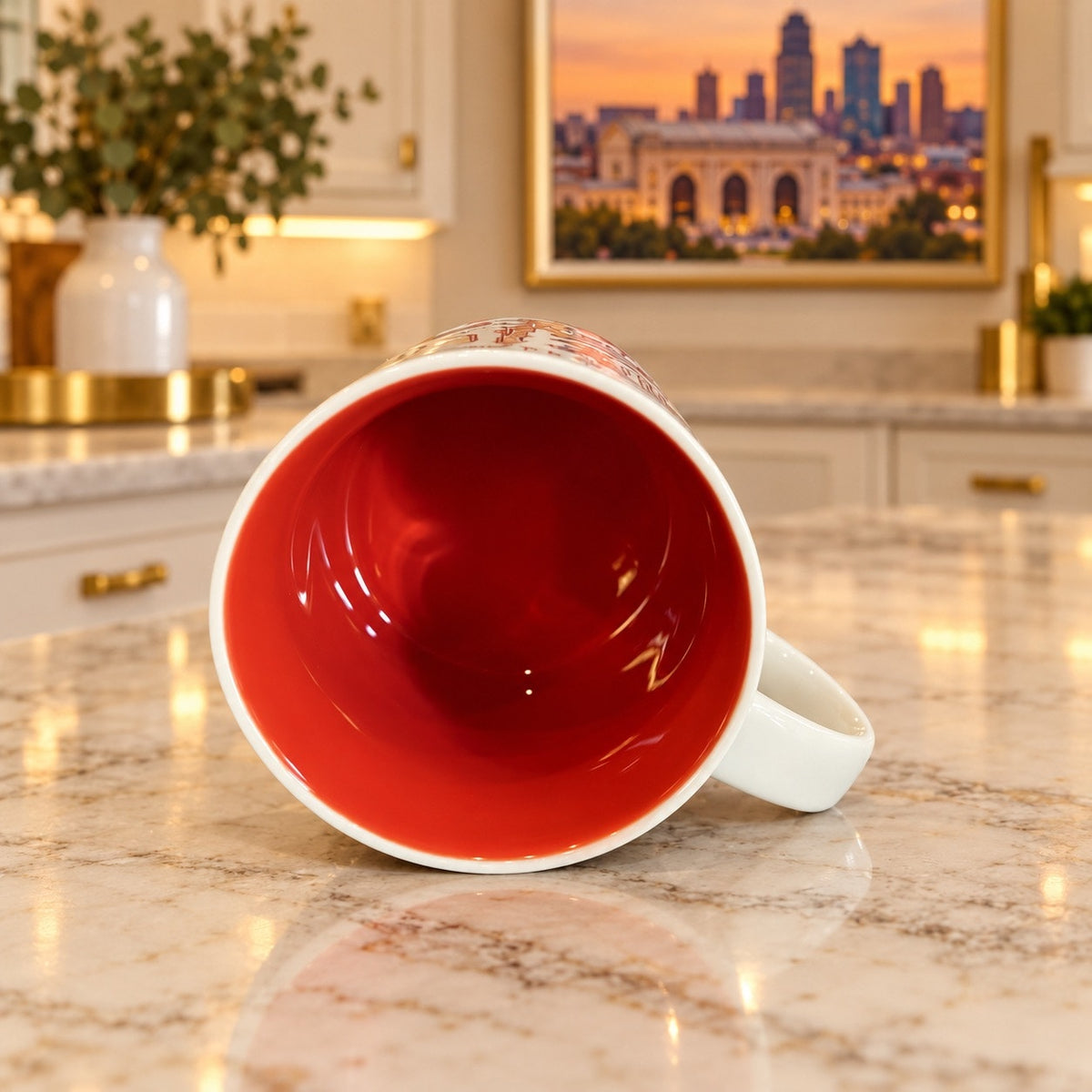 Starbucks Kansas City Been There Series 14 oz Mug Red Interior NWT