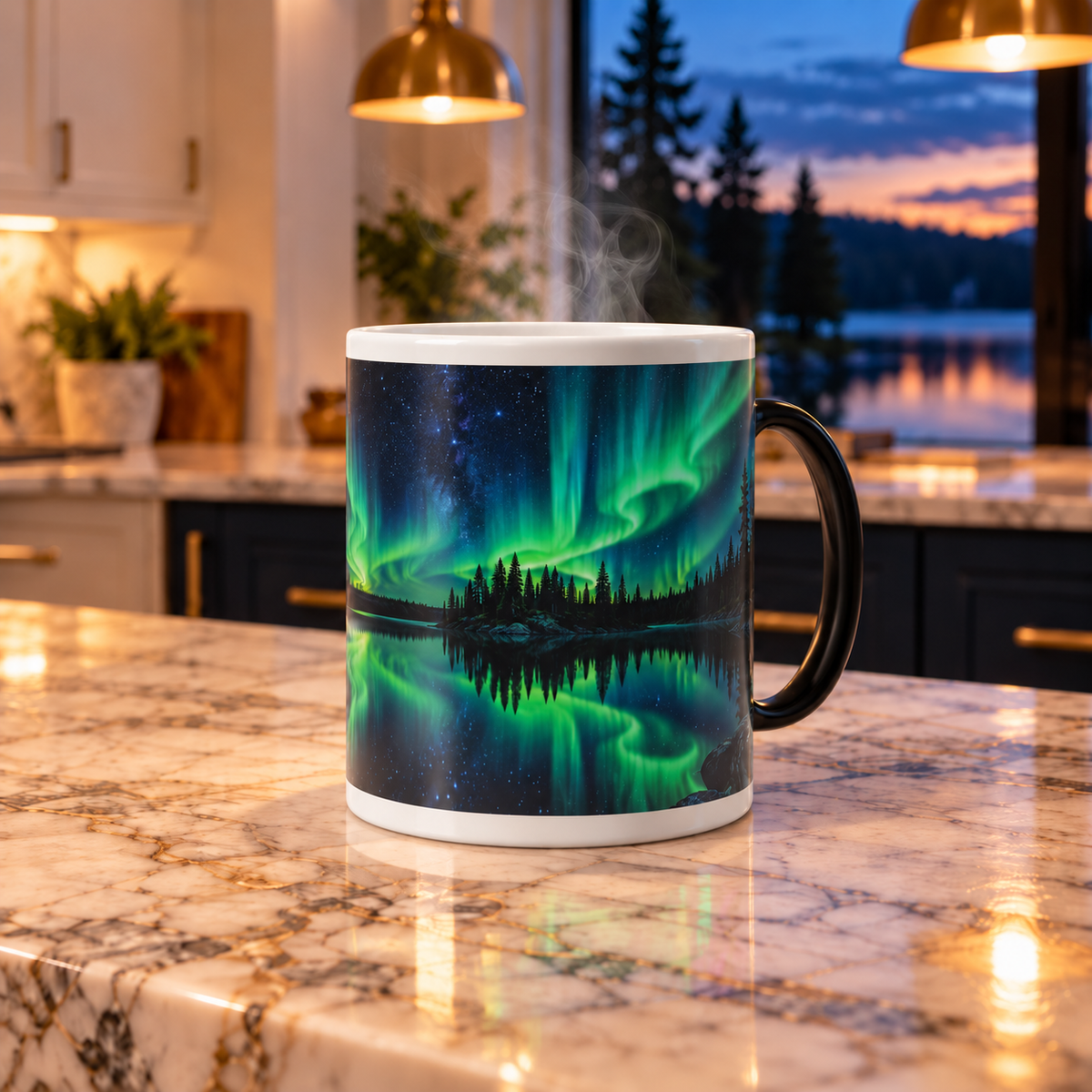 Aurora Northern Lights Color-Changing Mug — 11oz