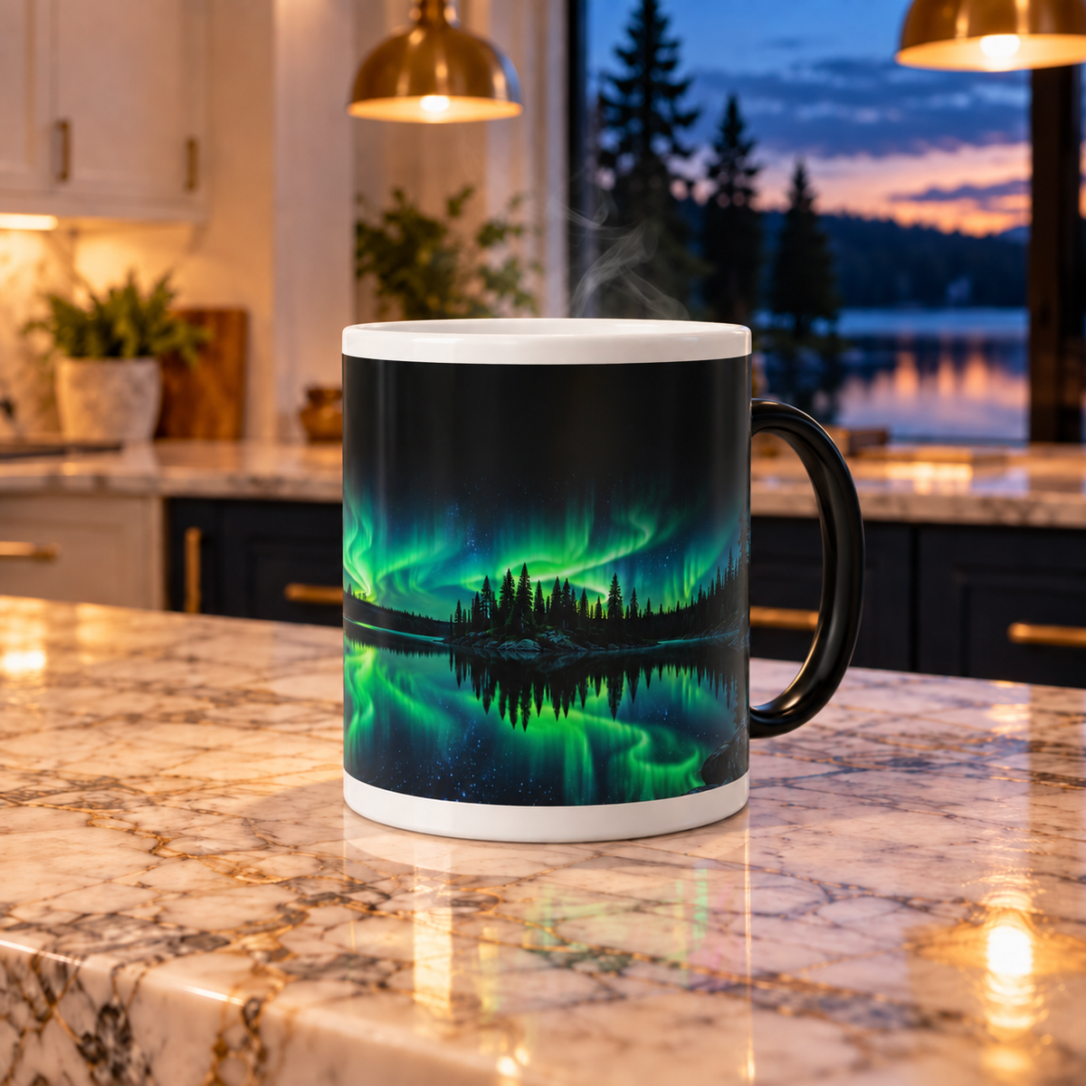 Aurora Northern Lights Color-Changing Mug — 11oz