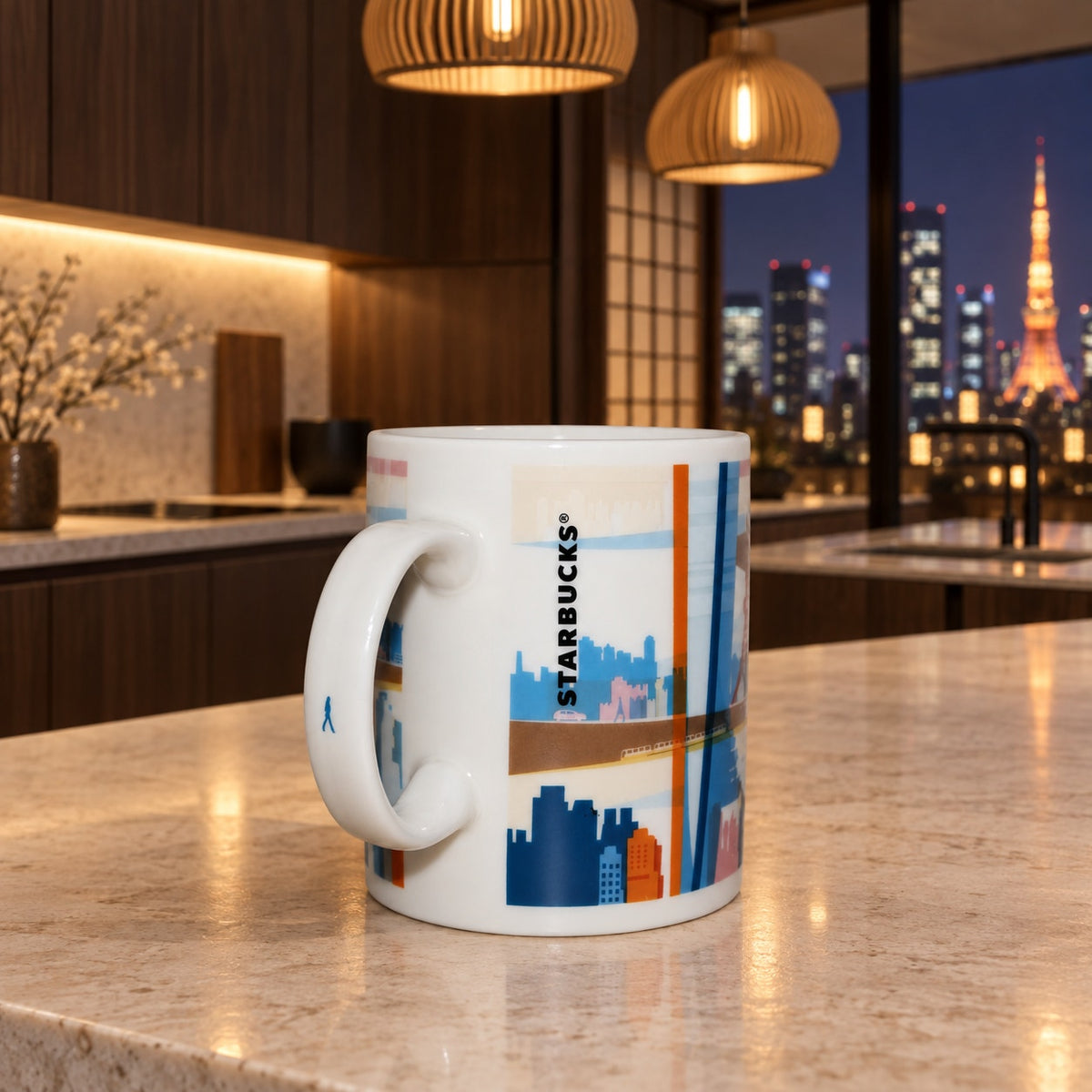 Starbucks Tokyo Japan City Mug Limited Edition 14oz Coffee Cup