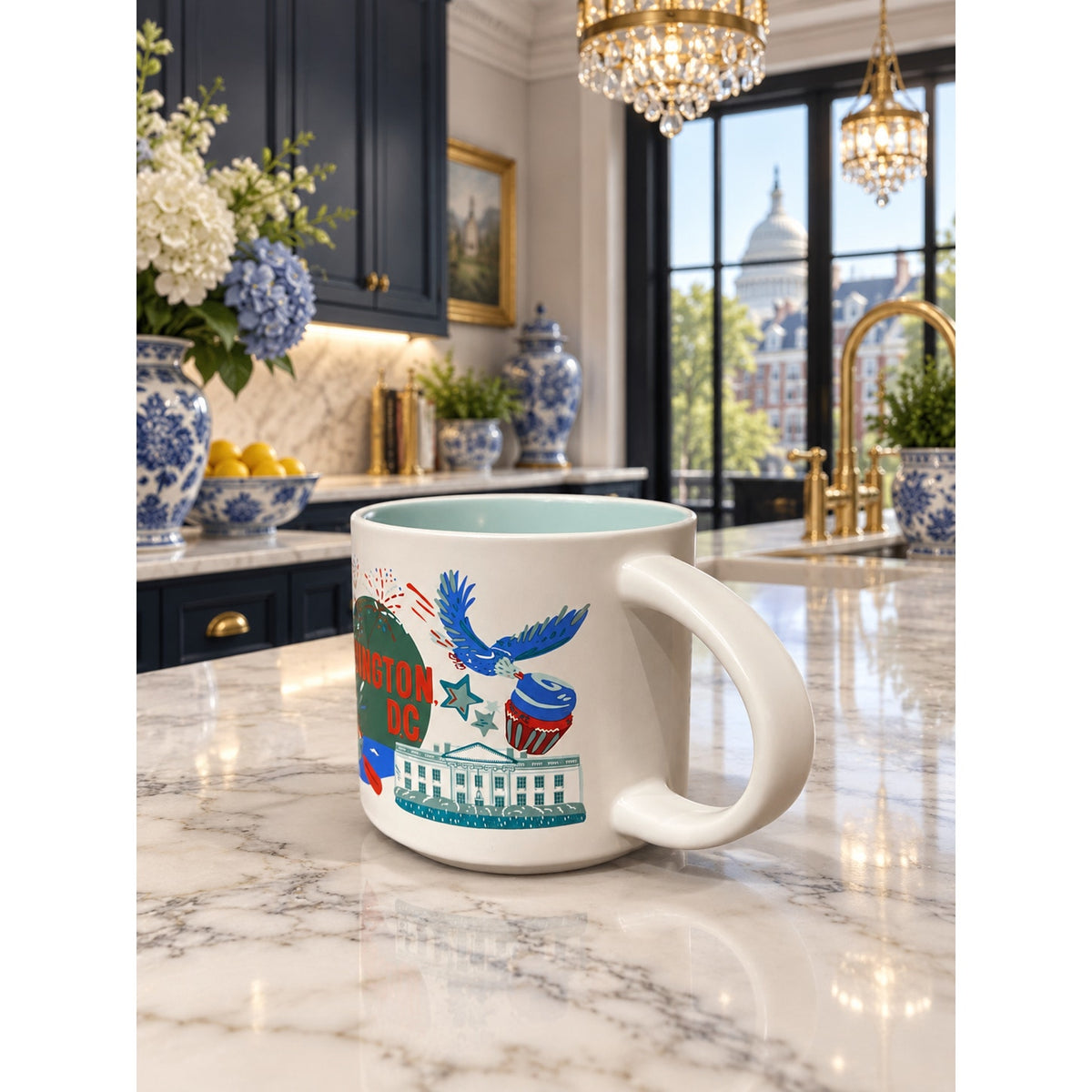 Starbucks Washington DC Discovery Series Mug 14 Oz 2024 Ceramic Cup