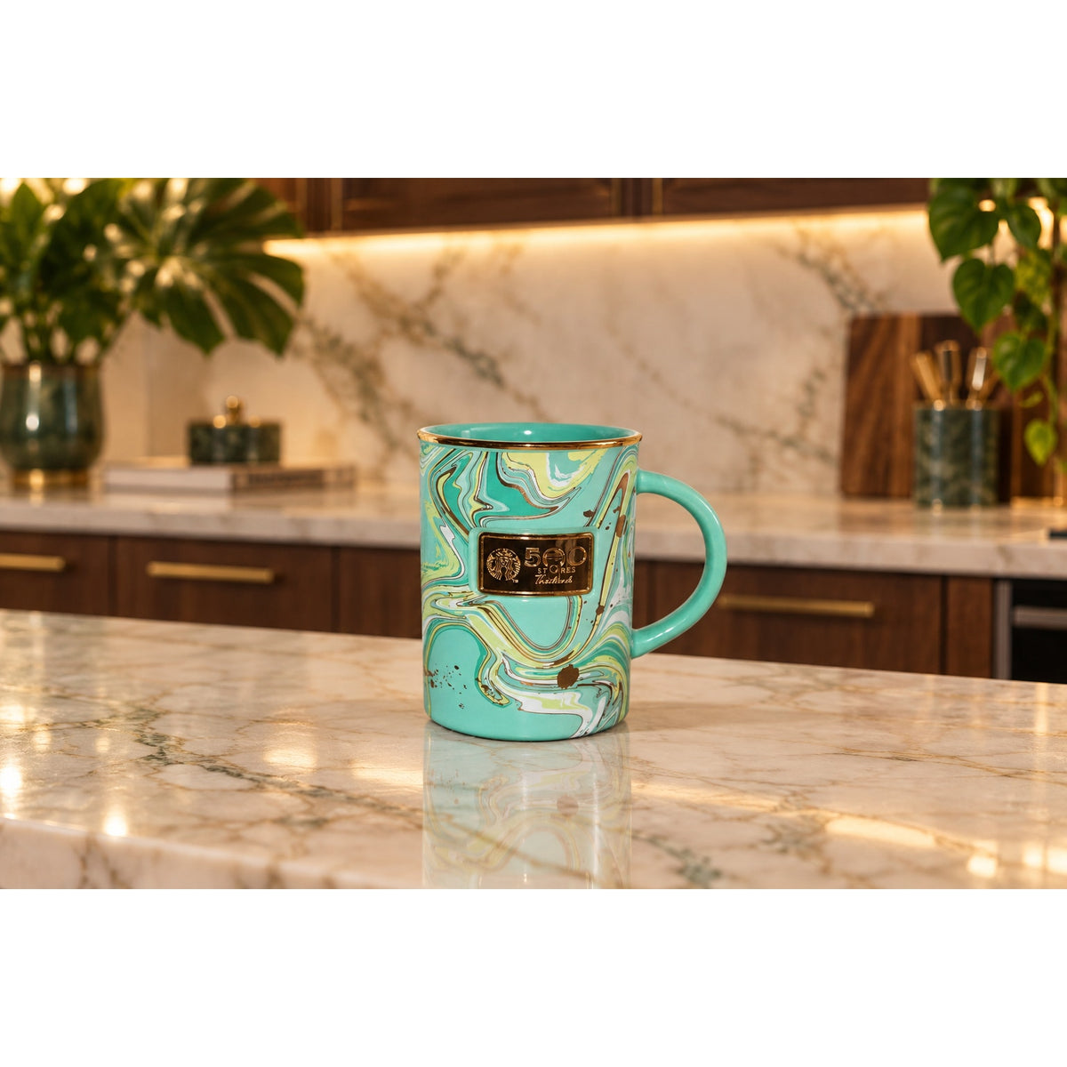 RARE Starbucks Thailand 500 Store Achievement Commemorative Mug 12oz 355ml
