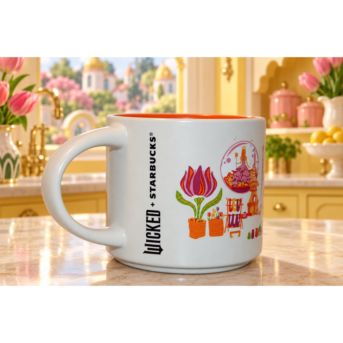 Starbucks Wicked Munchkinland Mug 2024 Universal Studios Discovery EUC NO BOX