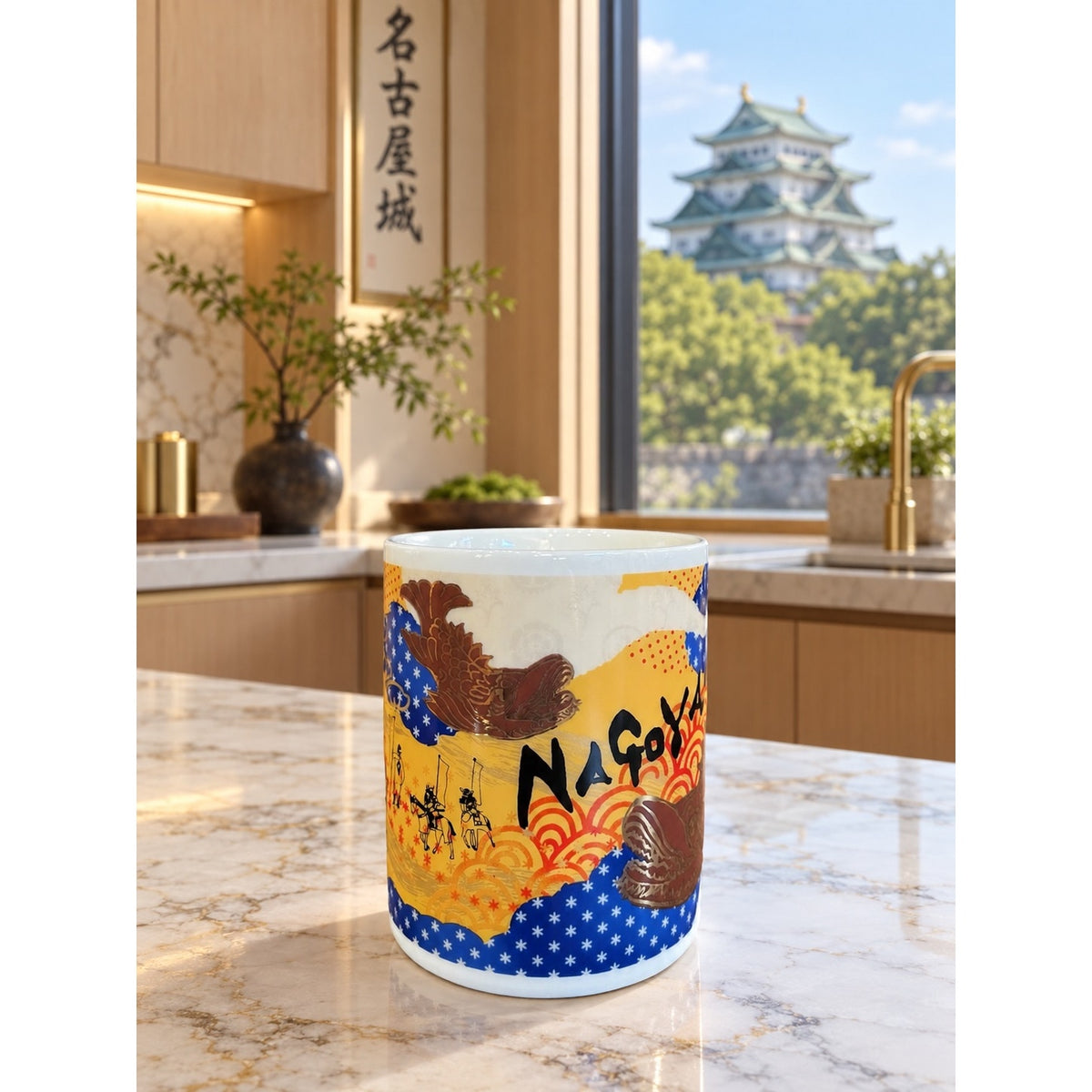 Starbucks Nagoya Japan 2012 City Mug Shachihoko Castle Made in Japan