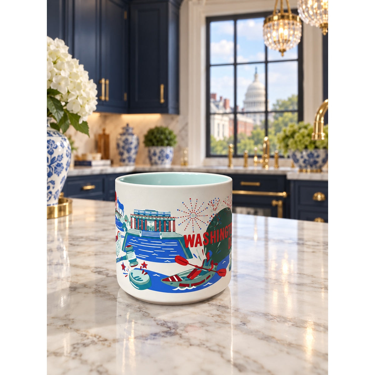 Starbucks Washington DC Discovery Series Mug 14 Oz 2024 Ceramic Cup