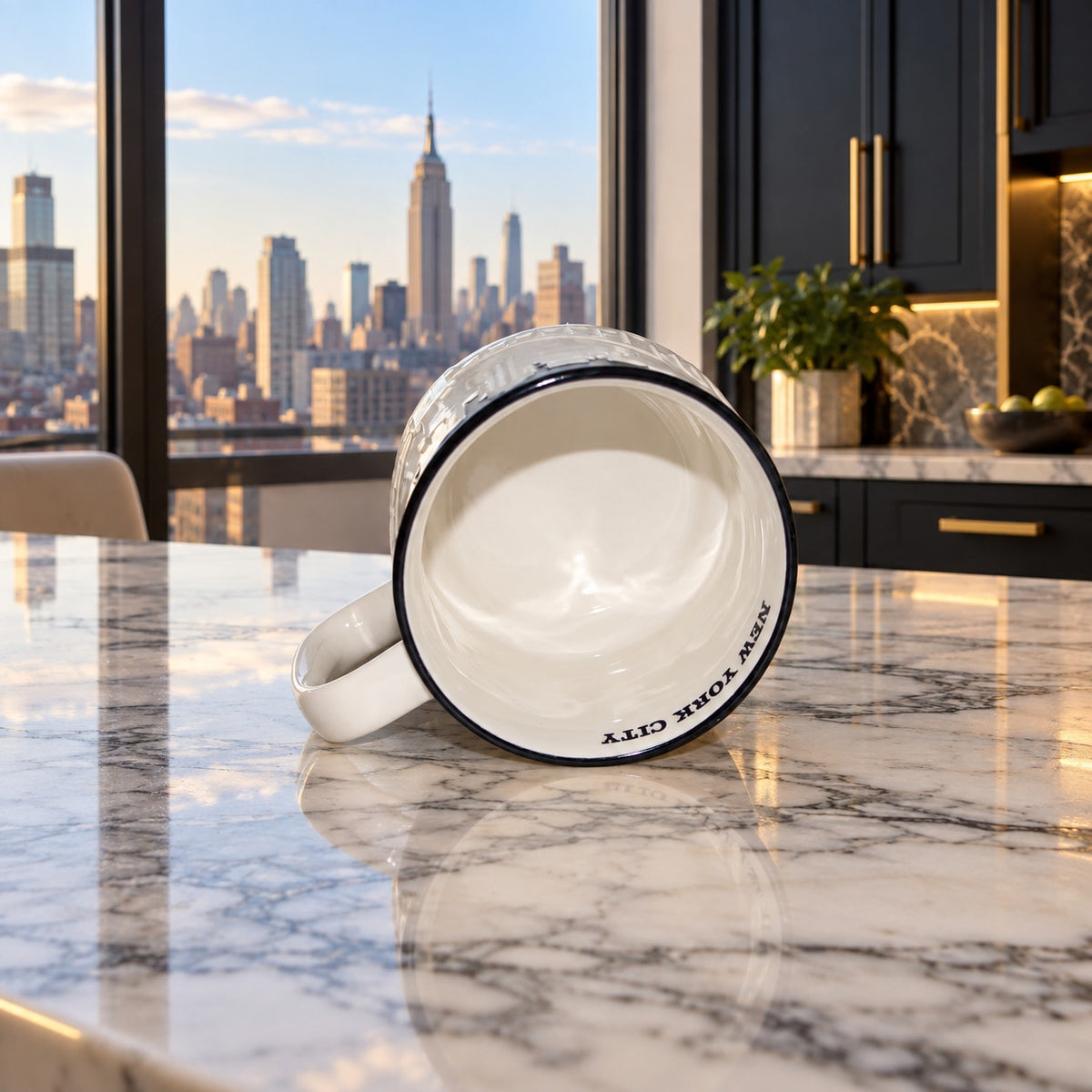 Starbucks New York City Skyline 3D Taxi Bone China Collectors Series Mug