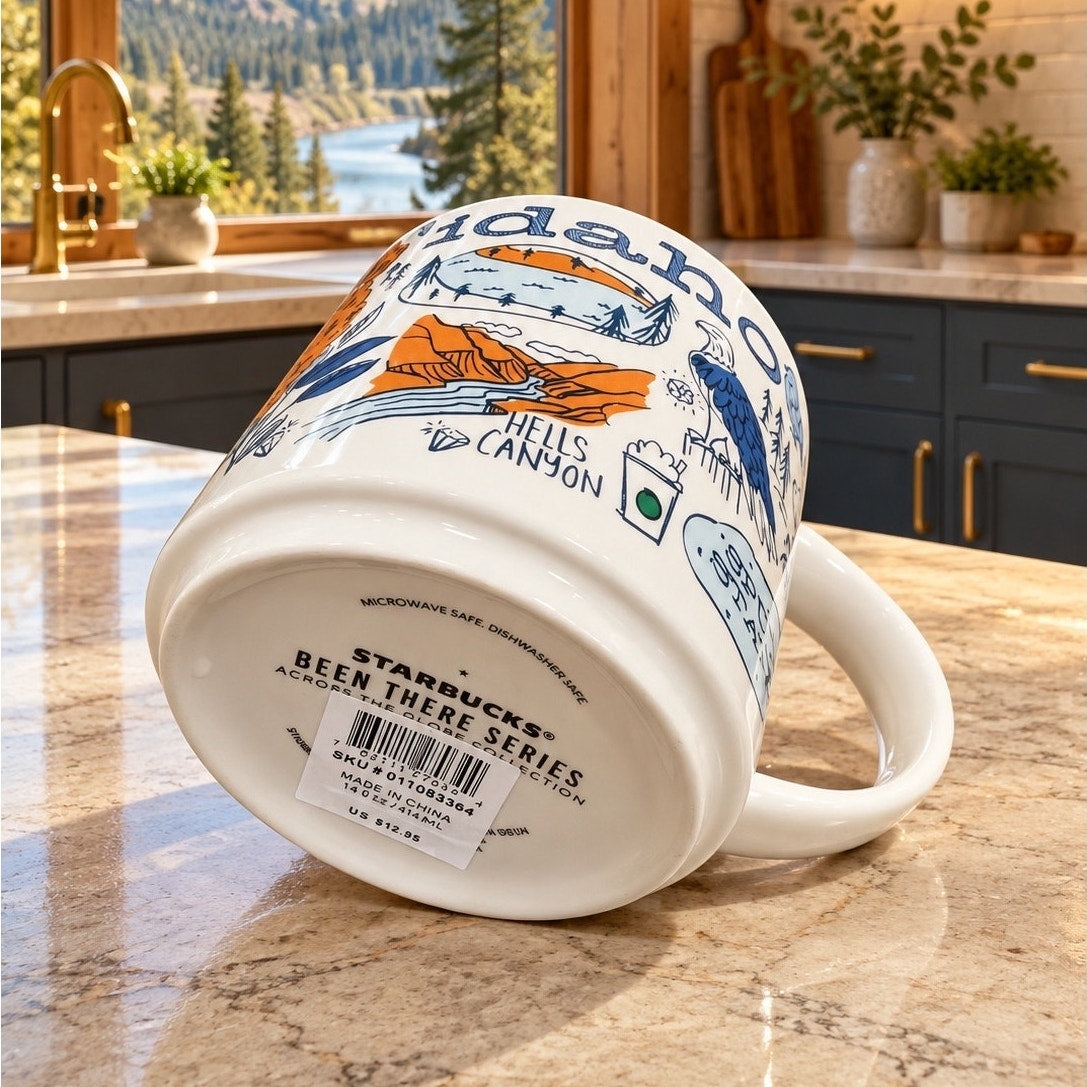 Starbucks Idaho Been There Series Mug 14 oz Blue Interior NWT