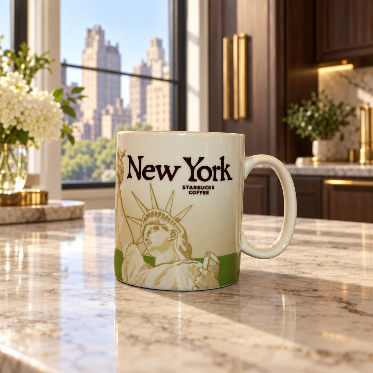 Starbucks New York City Global Icon Coffee Mug 16 oz Collector EUC