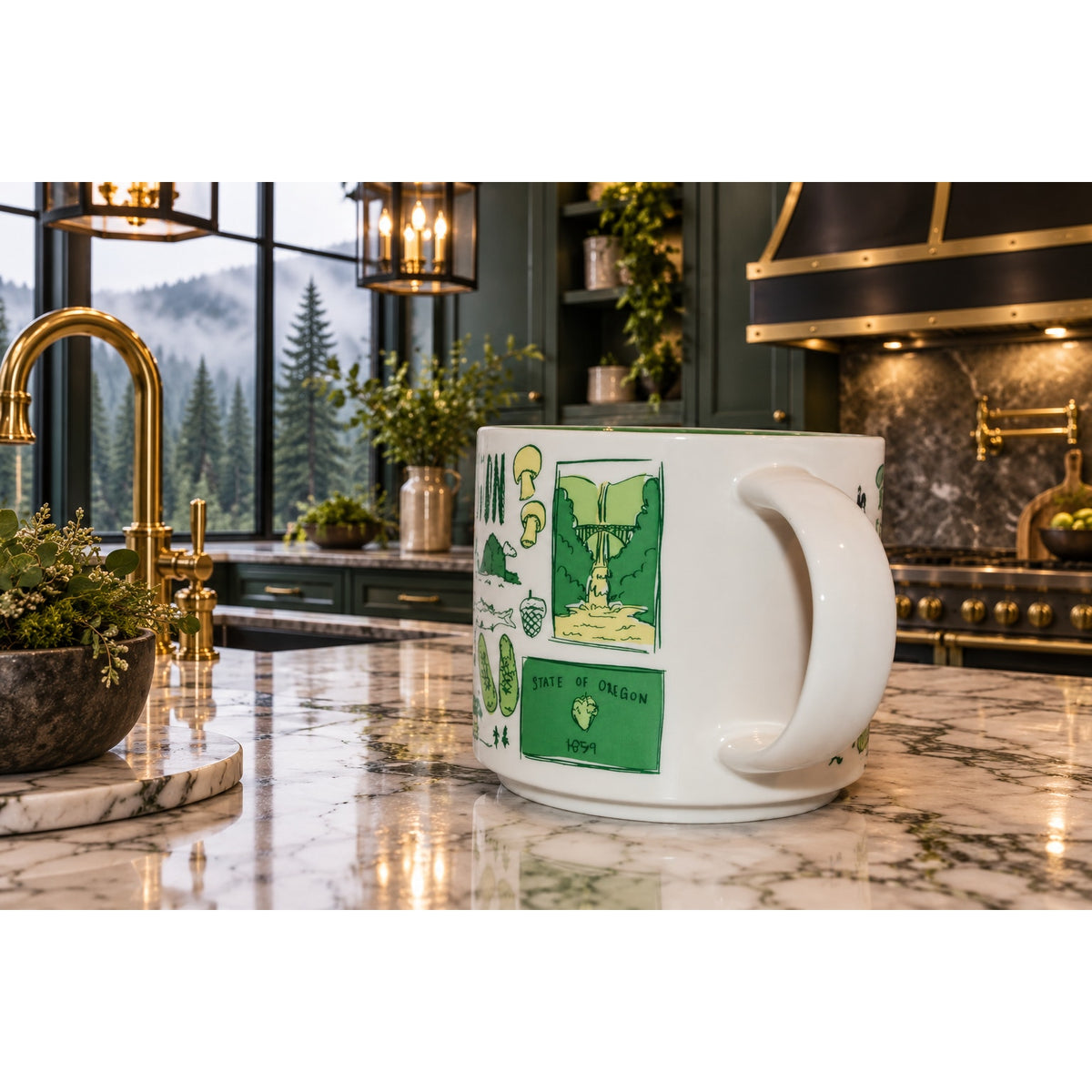 Starbucks Oregon Been There Series Mug 14 oz Coffee Cup NWT no Box
