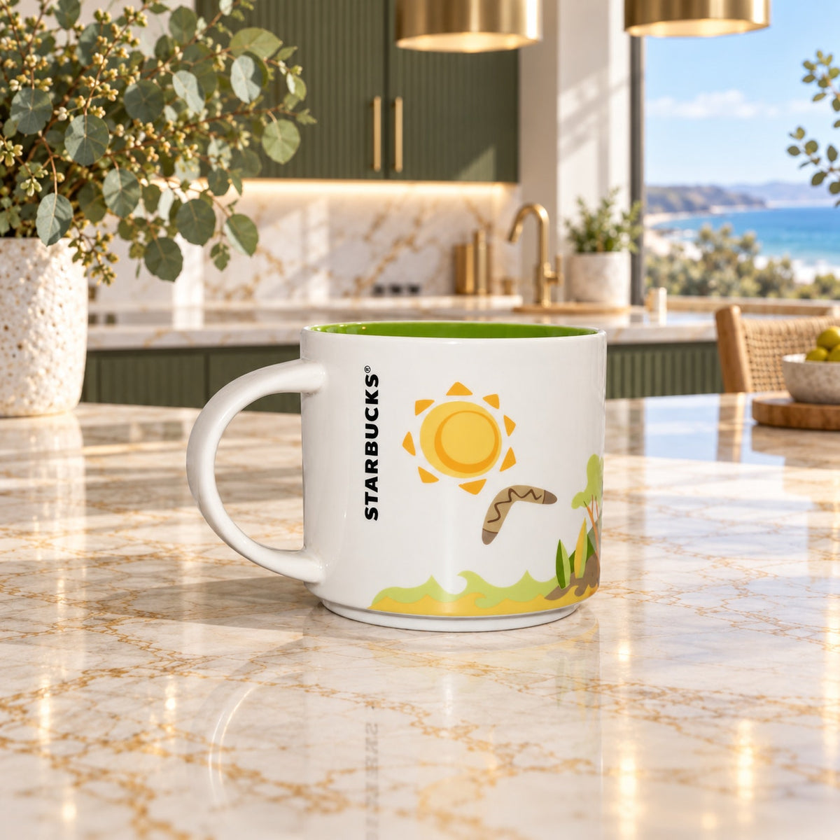 Starbucks Australia You Are Here Mug 14 oz Koala Kangaroo Coffee Cup