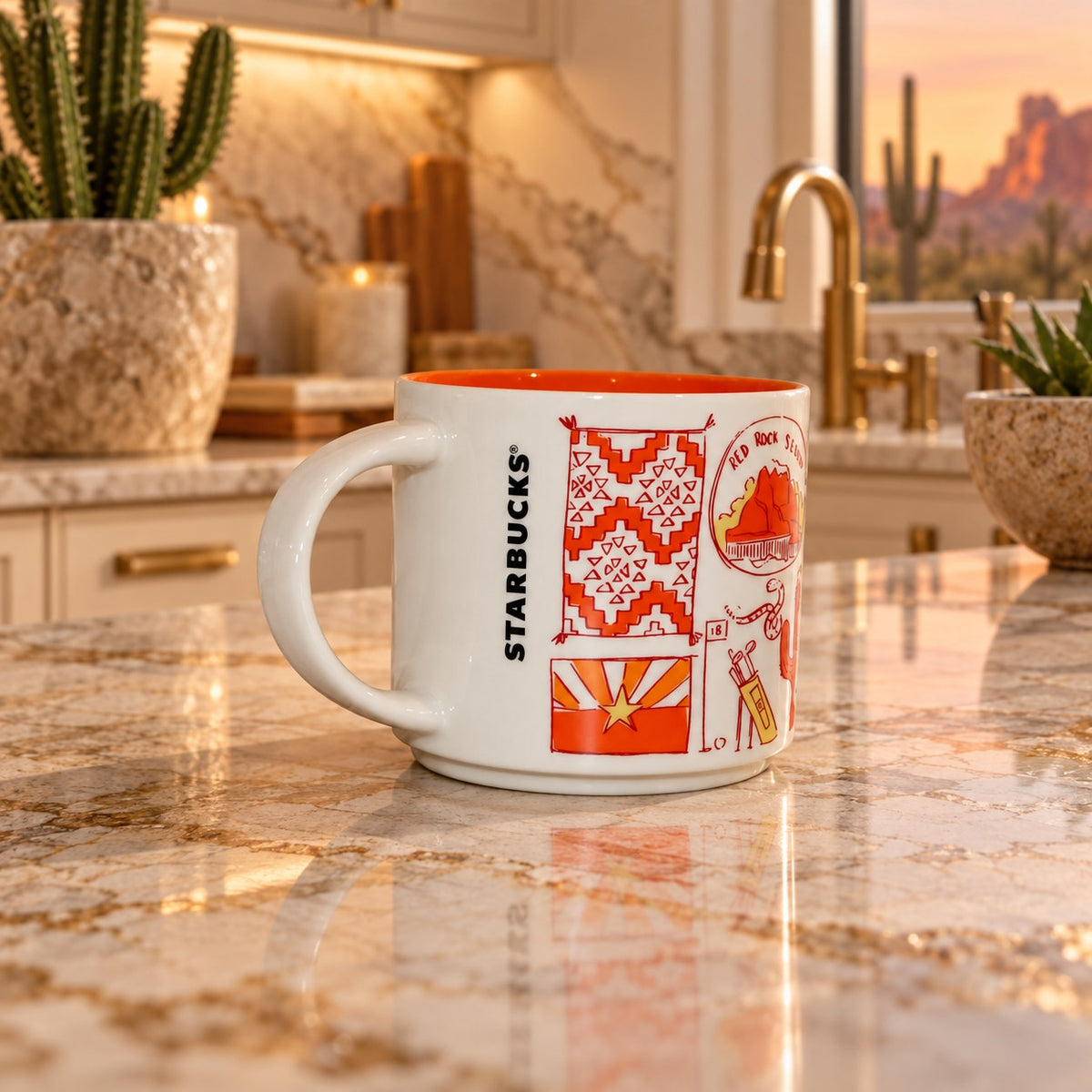 Starbucks Arizona Been There Series Mug BTS 14oz Coffee Cup
