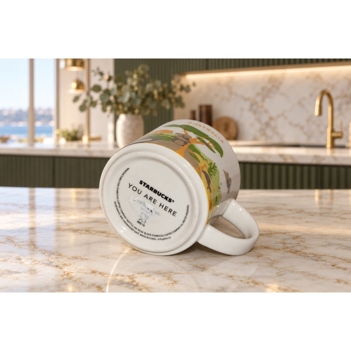 Starbucks Australia You Are Here Mug 14 oz Koala Kangaroo Coffee Cup