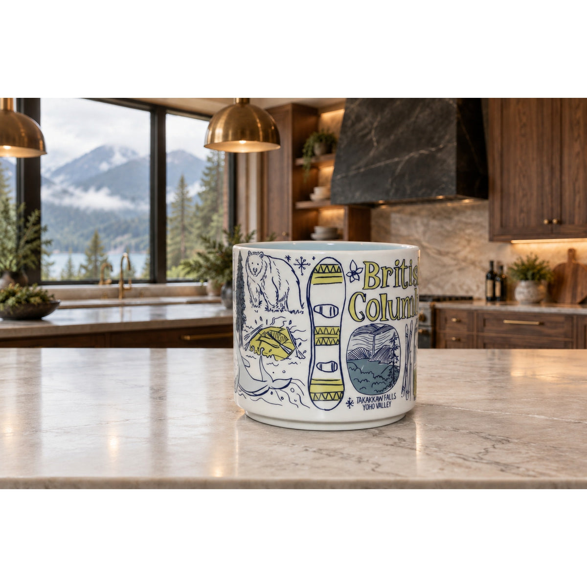 Starbucks British Columbia Been There Series Coffee Mug Canada 14 oz