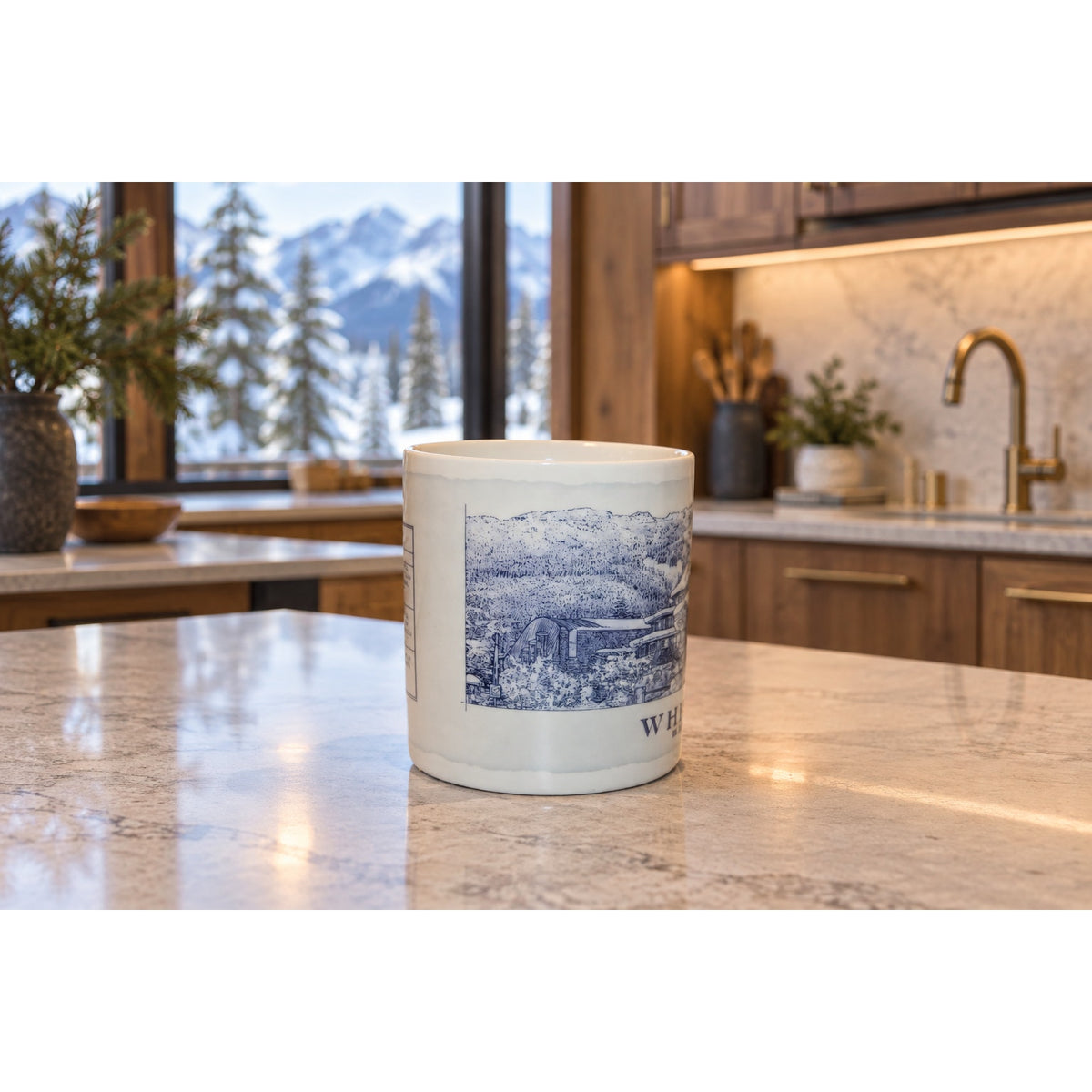 Starbucks Whistler Mug 18 oz British Columbia Coffee Cup 2006 Collector