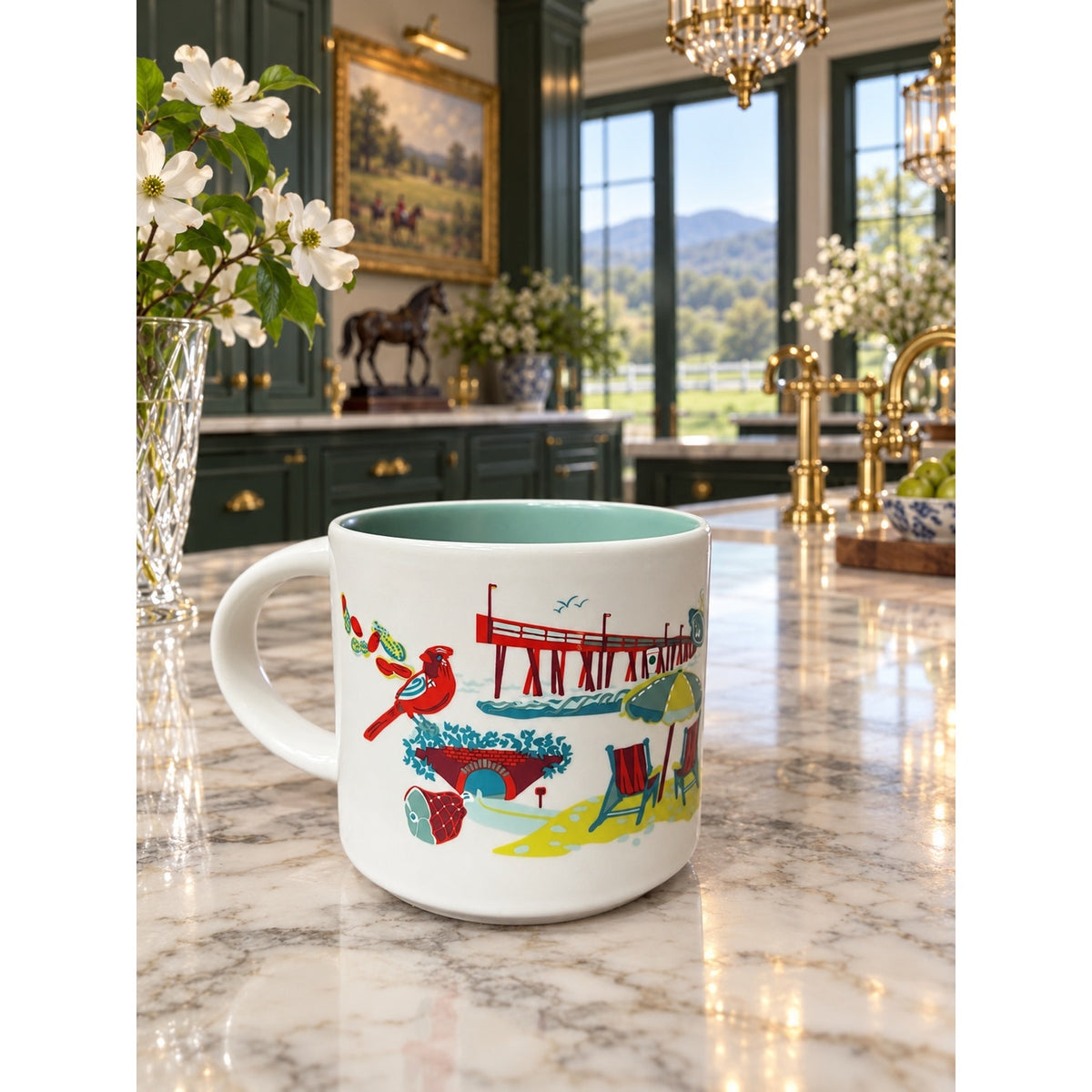 Starbucks Virginia Discovery Series Mug 14 Oz Ceramic Destination Cup 2024