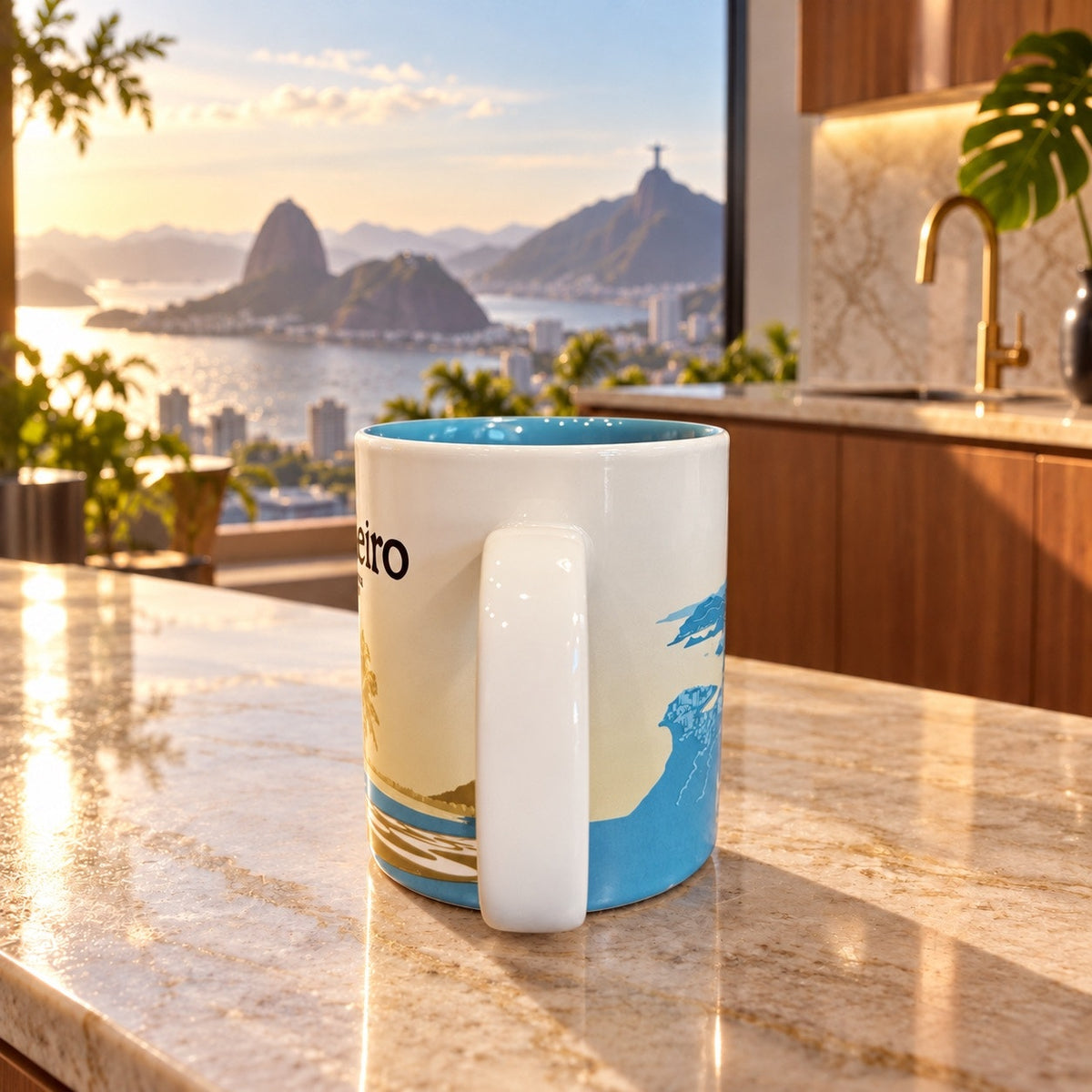 Starbucks Rio de Janeiro Global Icon City Mug 16 Oz Brazil 2010 Collector