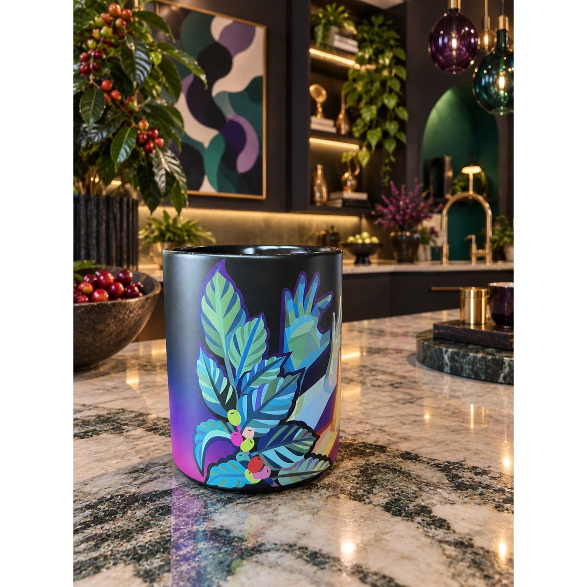 Starbucks Yiqiao Wang ASL Connect Artist Ceramic Mug 12 Oz With Tags
