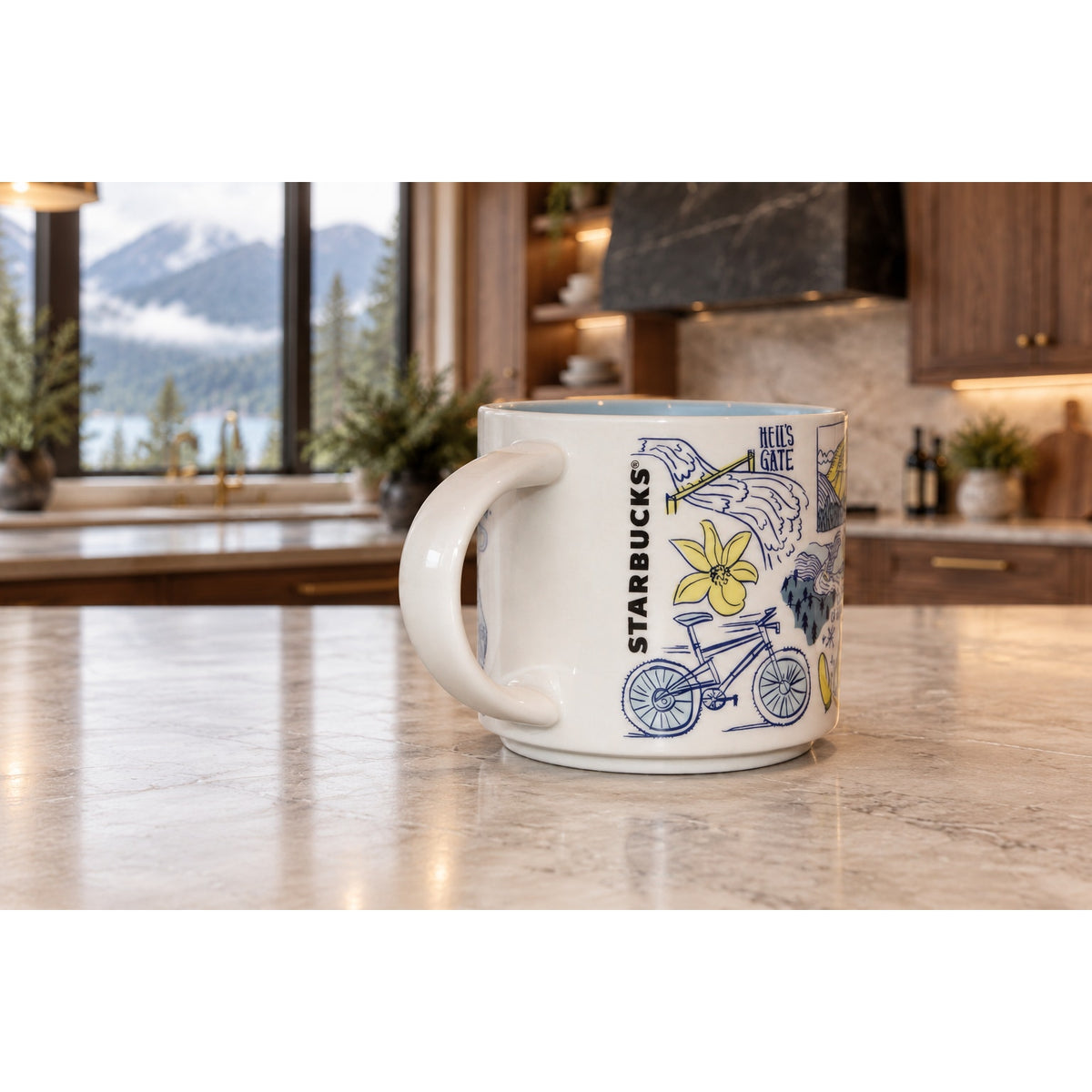 Starbucks British Columbia Been There Series Coffee Mug Canada 14 oz