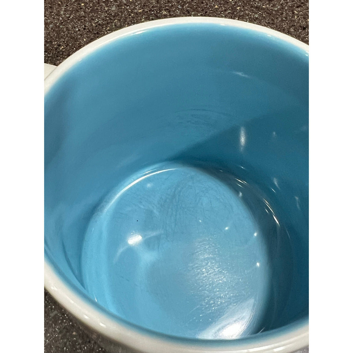 Starbucks Oslo You Are Here Series Mug 14 oz Blue Interior Staining