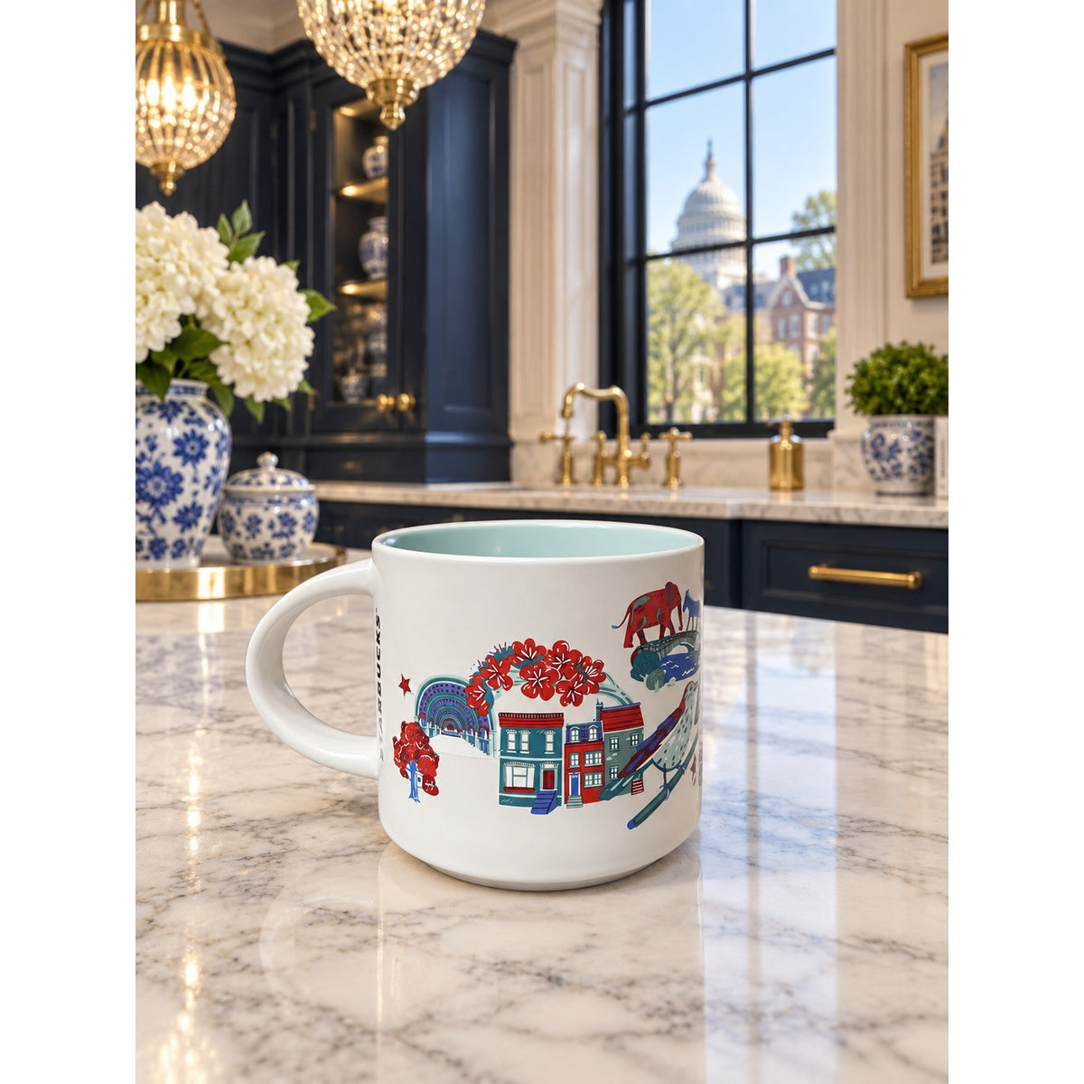 Starbucks Washington DC Discovery Series Mug 14 Oz 2024 Ceramic Cup