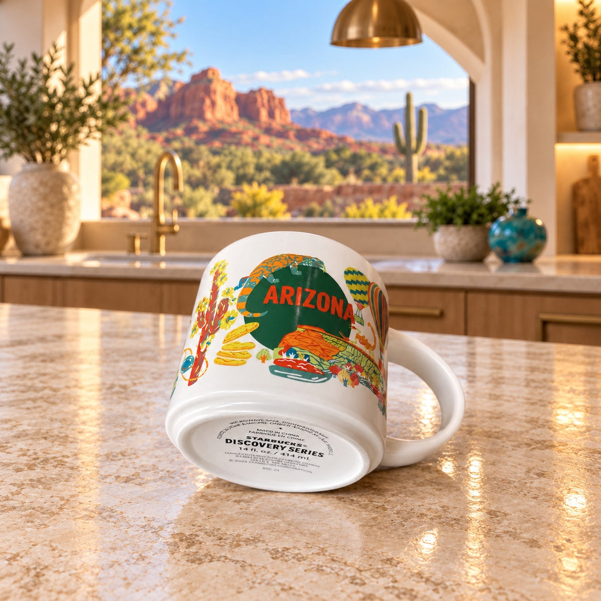 Starbucks Arizona Discovery Series Mug 2024 14oz Ceramic Coffee Cup NWT/BOX