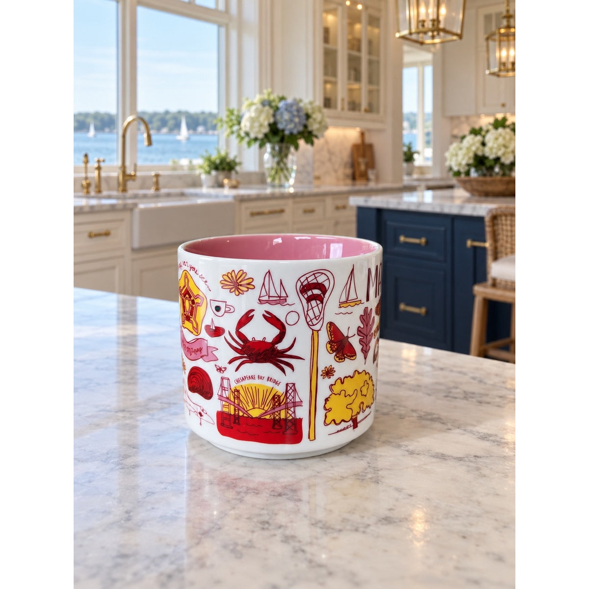 Starbucks Maryland Been There Series Ceramic Coffee Mug 14 Oz With Box