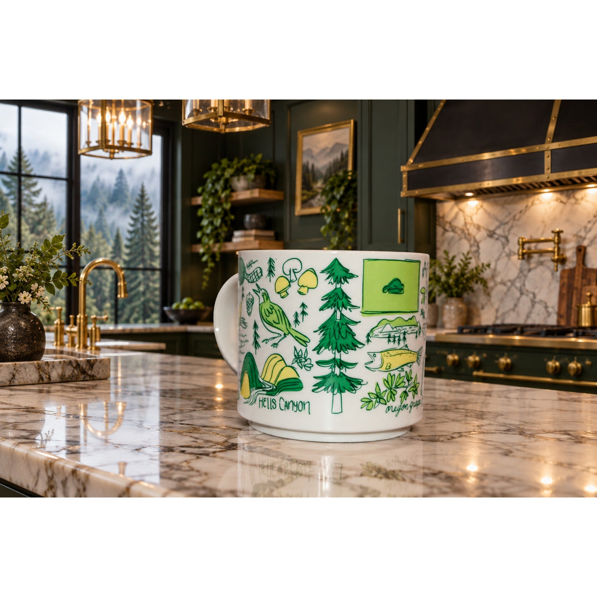 Starbucks Oregon Been There Series Mug 14 oz Coffee Cup NWT no Box