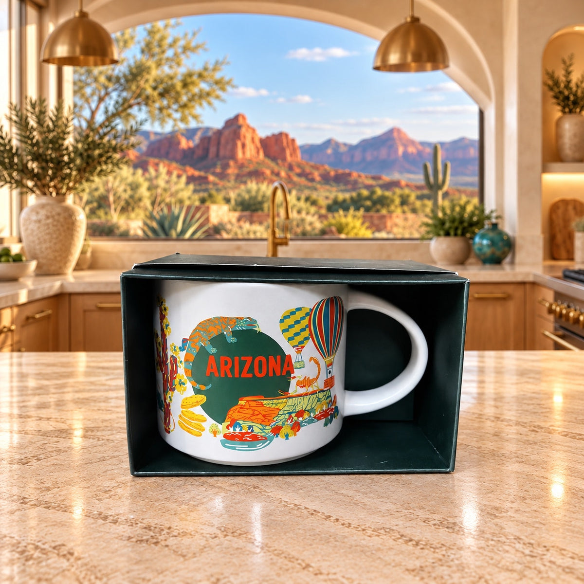 Starbucks Arizona Discovery Series Mug 2024 14oz Ceramic Coffee Cup NWT/BOX