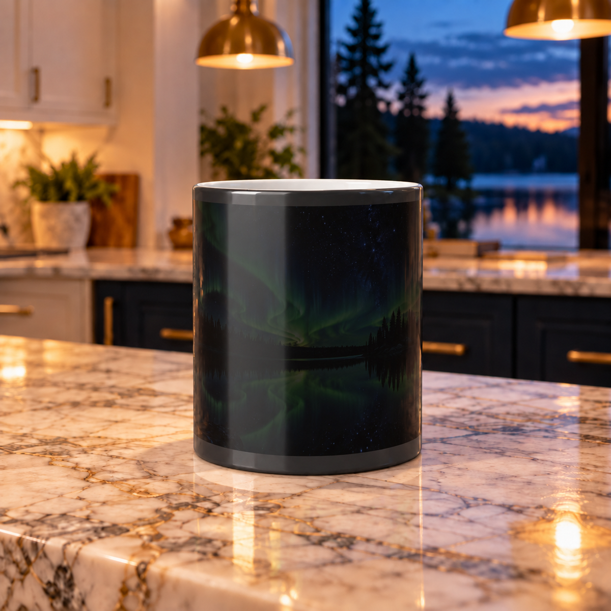 Aurora Northern Lights Color-Changing Mug — 11oz