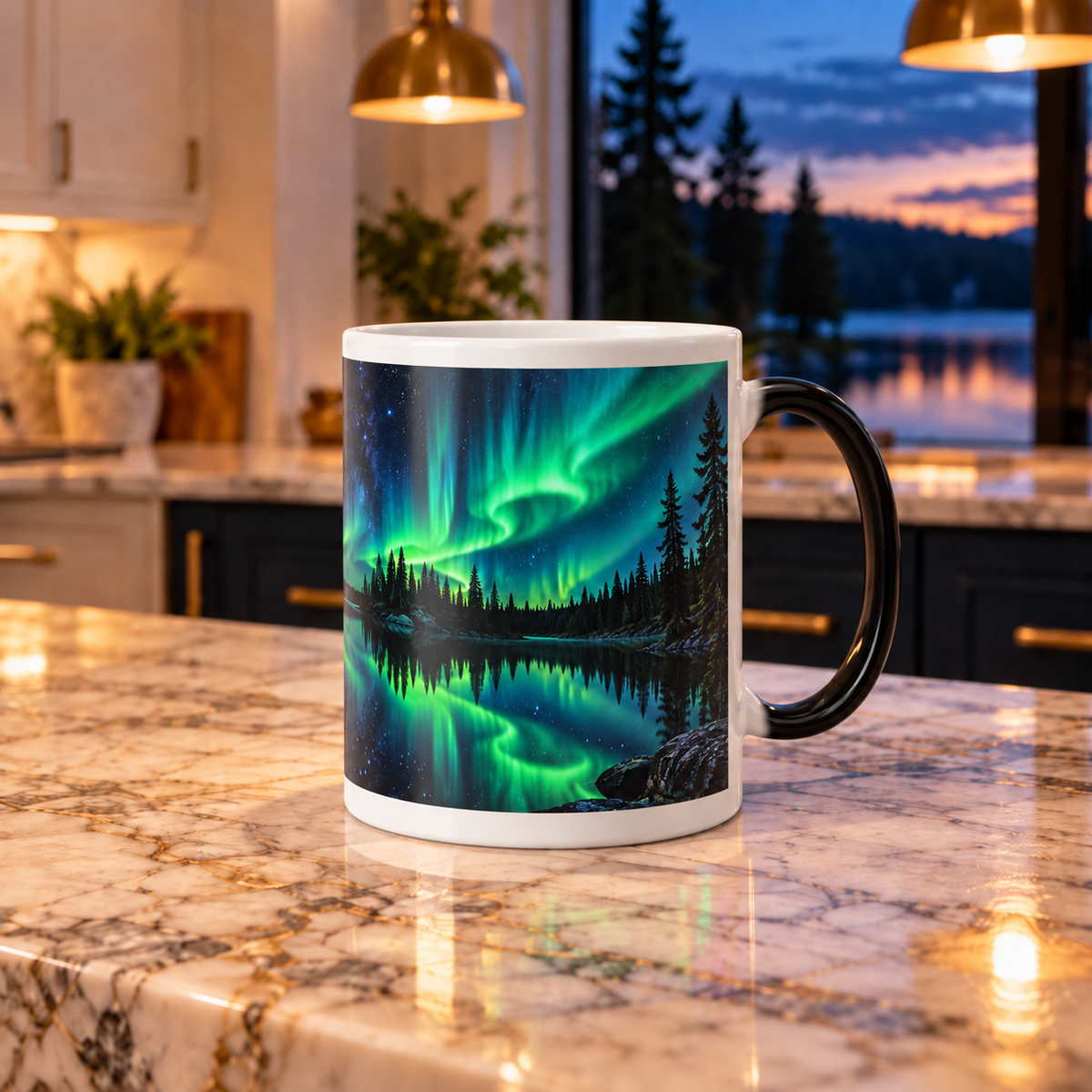 Aurora Northern Lights Color-Changing Mug — 11oz