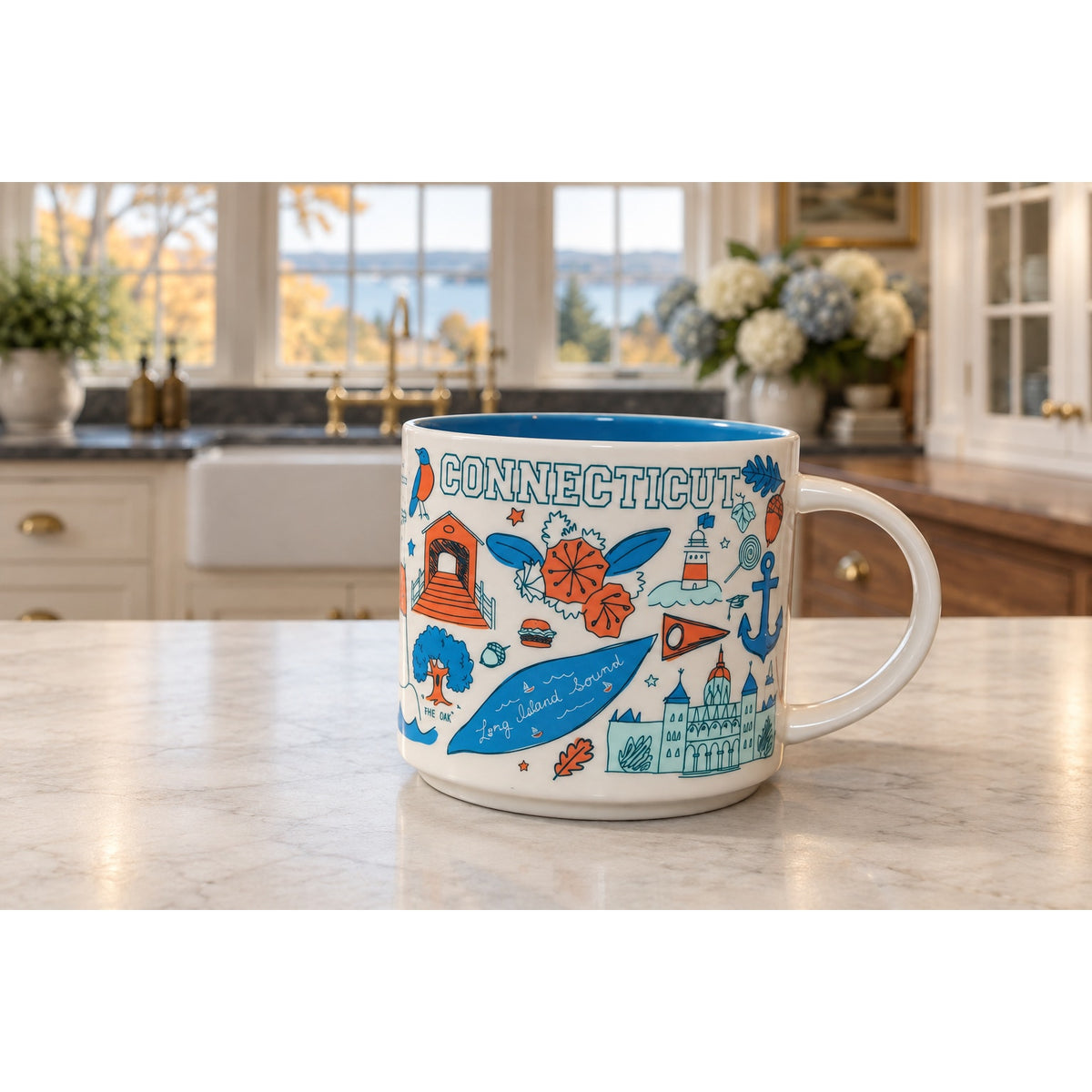 Starbucks Connecticut Been There Series 14oz Mug State Collector Cup
