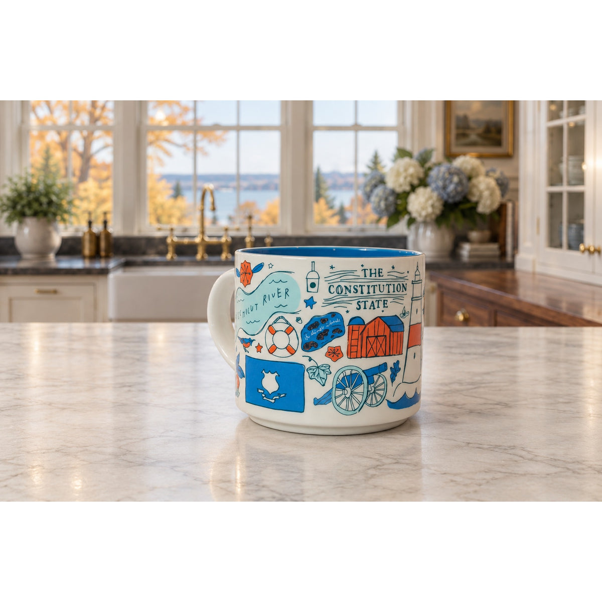 Starbucks Connecticut Been There Series 14oz Mug State Collector Cup