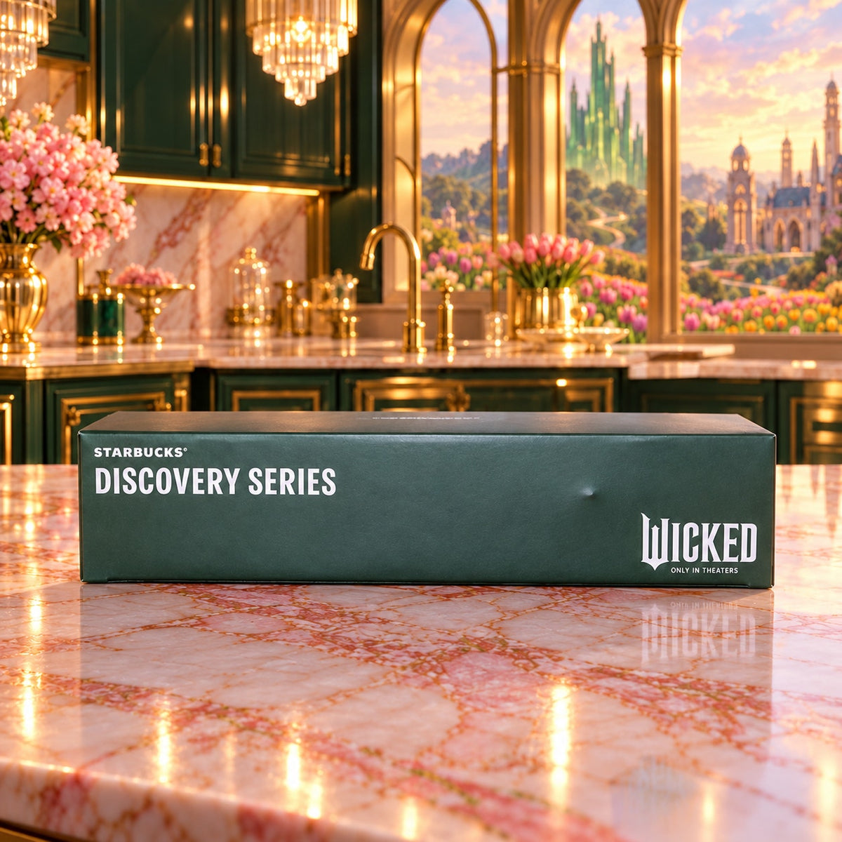 Universal Studios Wicked Starbucks Discovery Series 3 Mini Mug 2 Oz Ornament Set