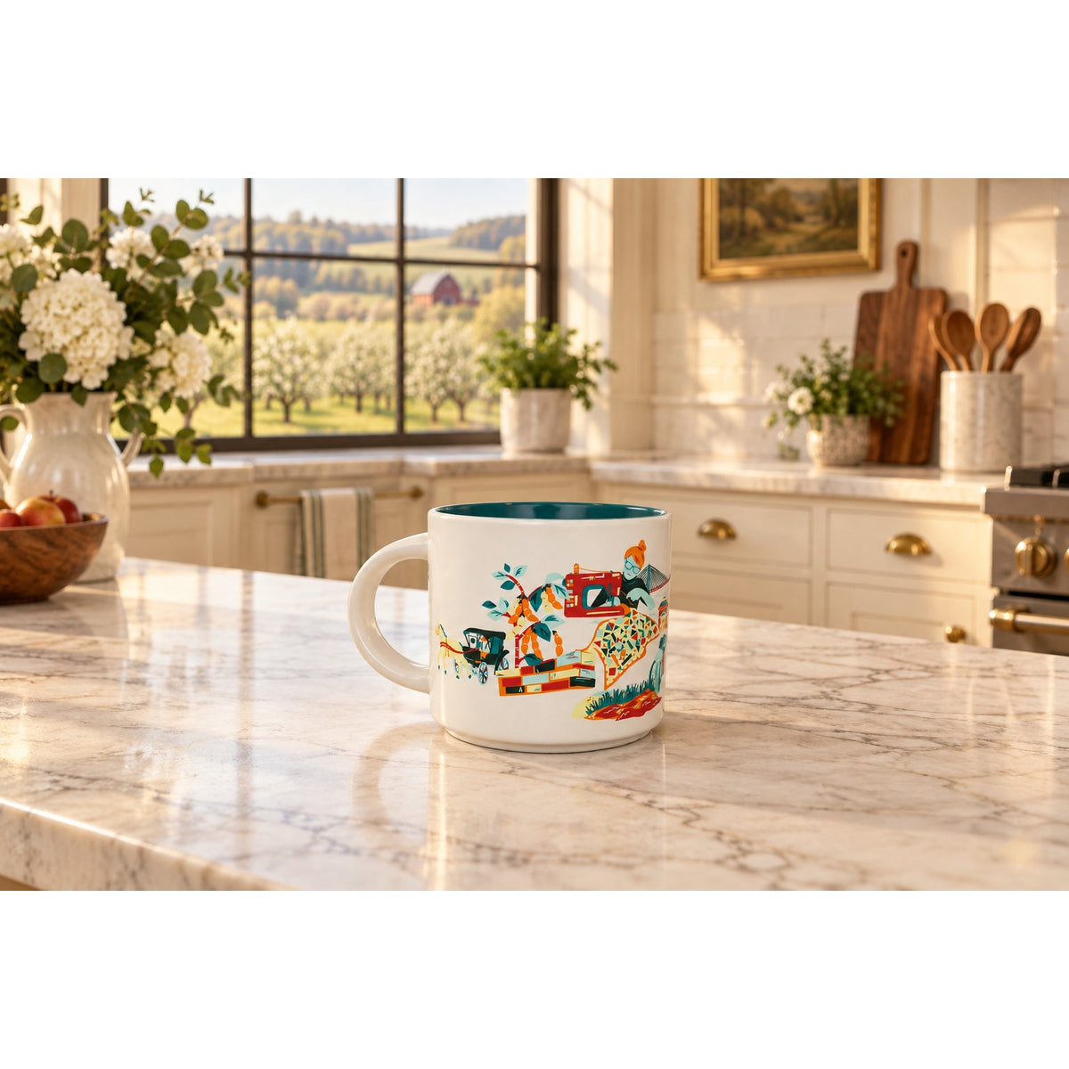 Starbucks Indiana Discovery Series 14oz Mug State Collector Coffee Cup