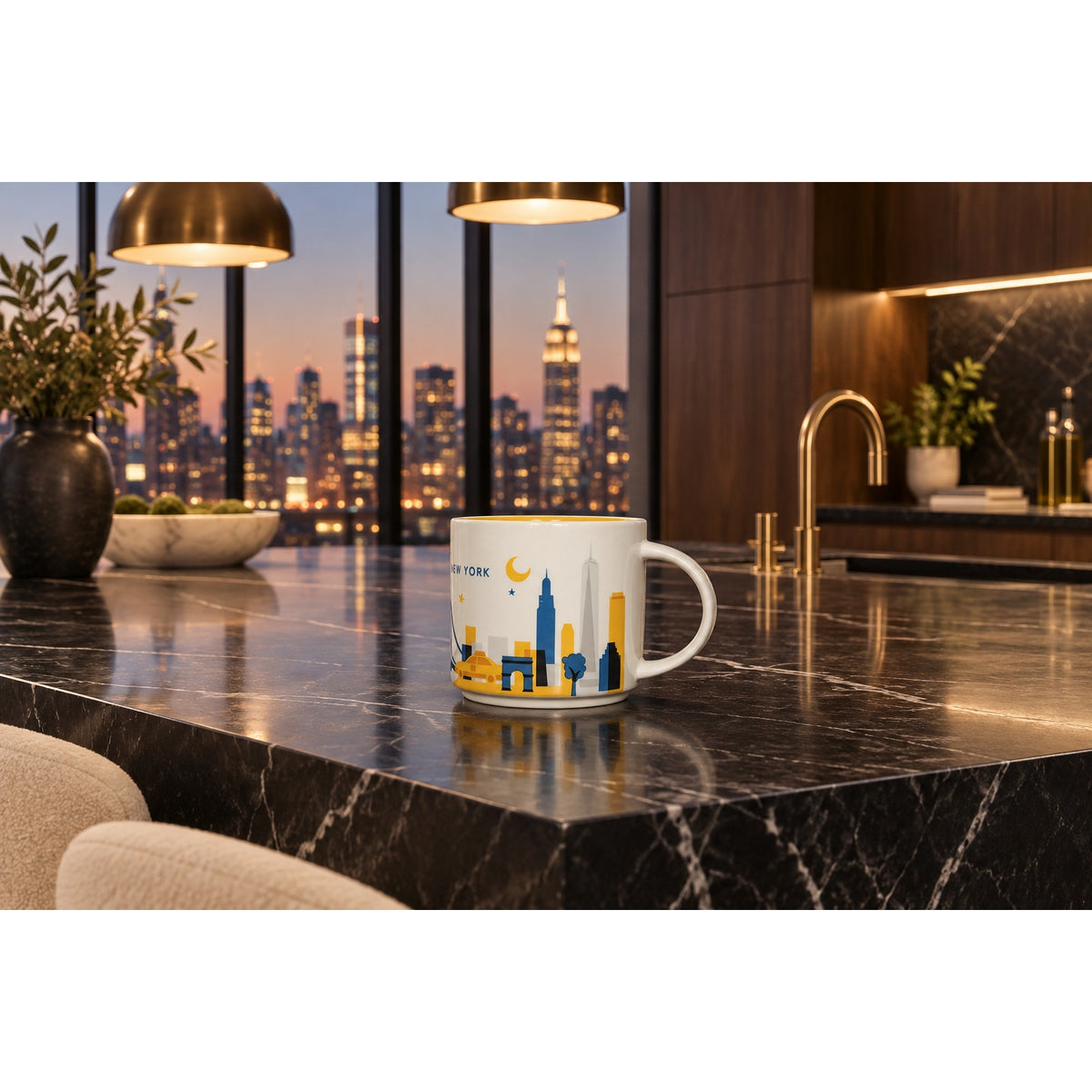 Starbucks New York You Are Here Mug 14oz EUC City Series EUC