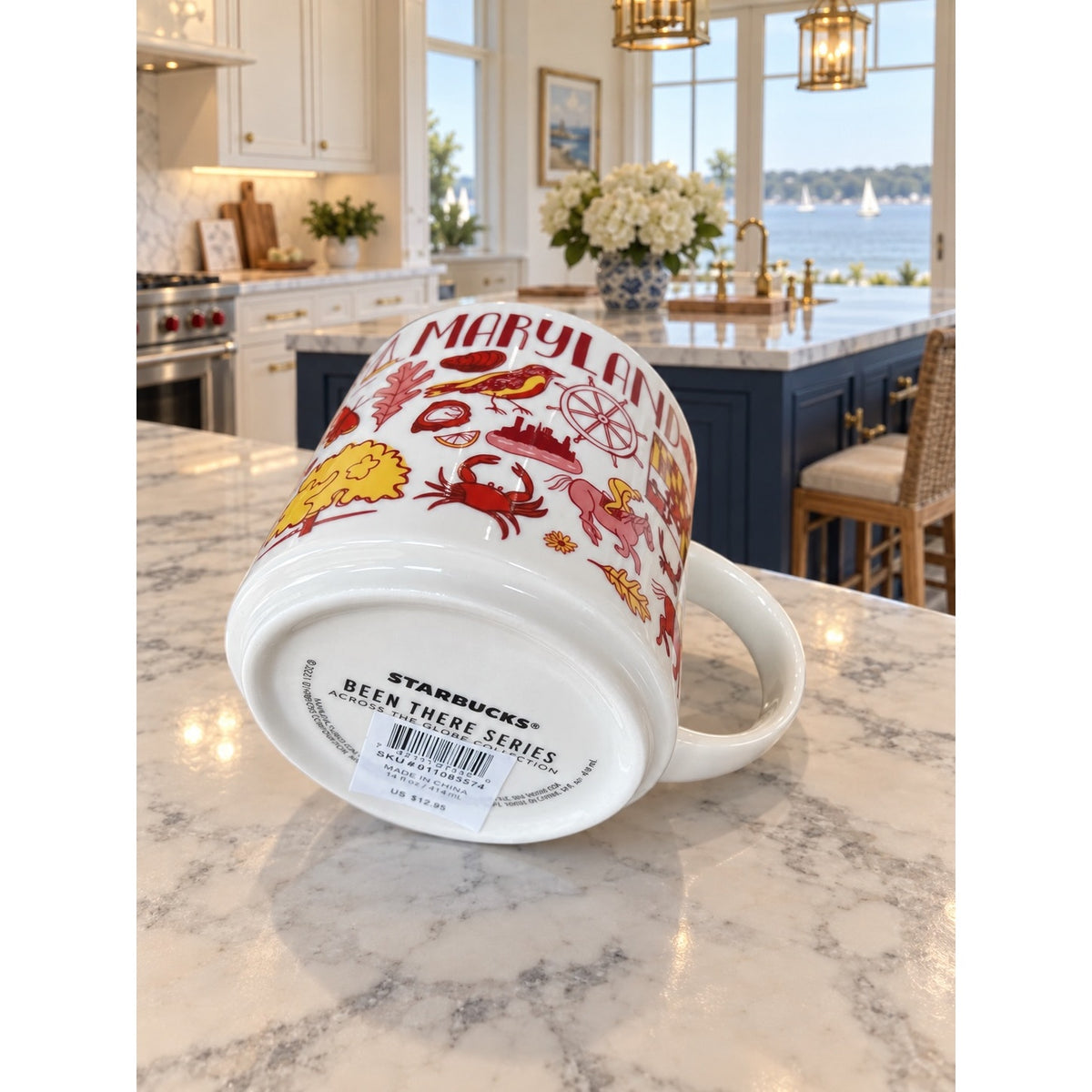Starbucks Maryland Been There Series Ceramic Coffee Mug 14 Oz With Box