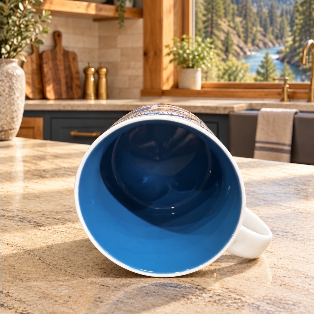 Starbucks Idaho Been There Series Mug 14 oz Blue Interior NWT