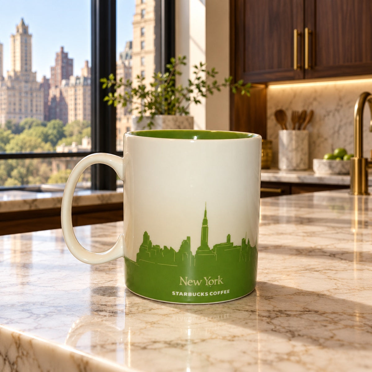 Starbucks New York City Global Icon Coffee Mug 16 oz Collector EUC