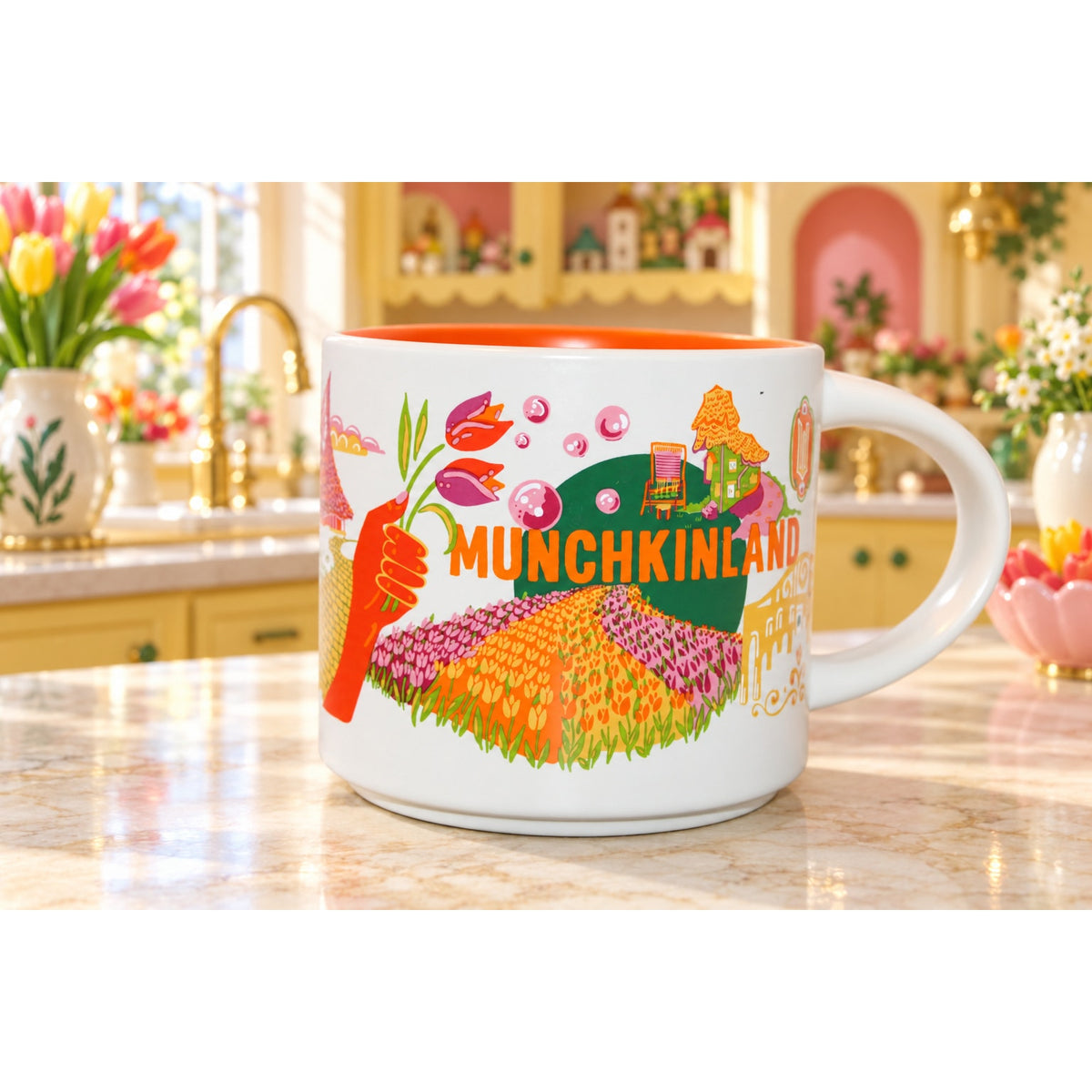 Starbucks Wicked Munchkinland Mug 2024 Universal Studios Discovery EUC NO BOX
