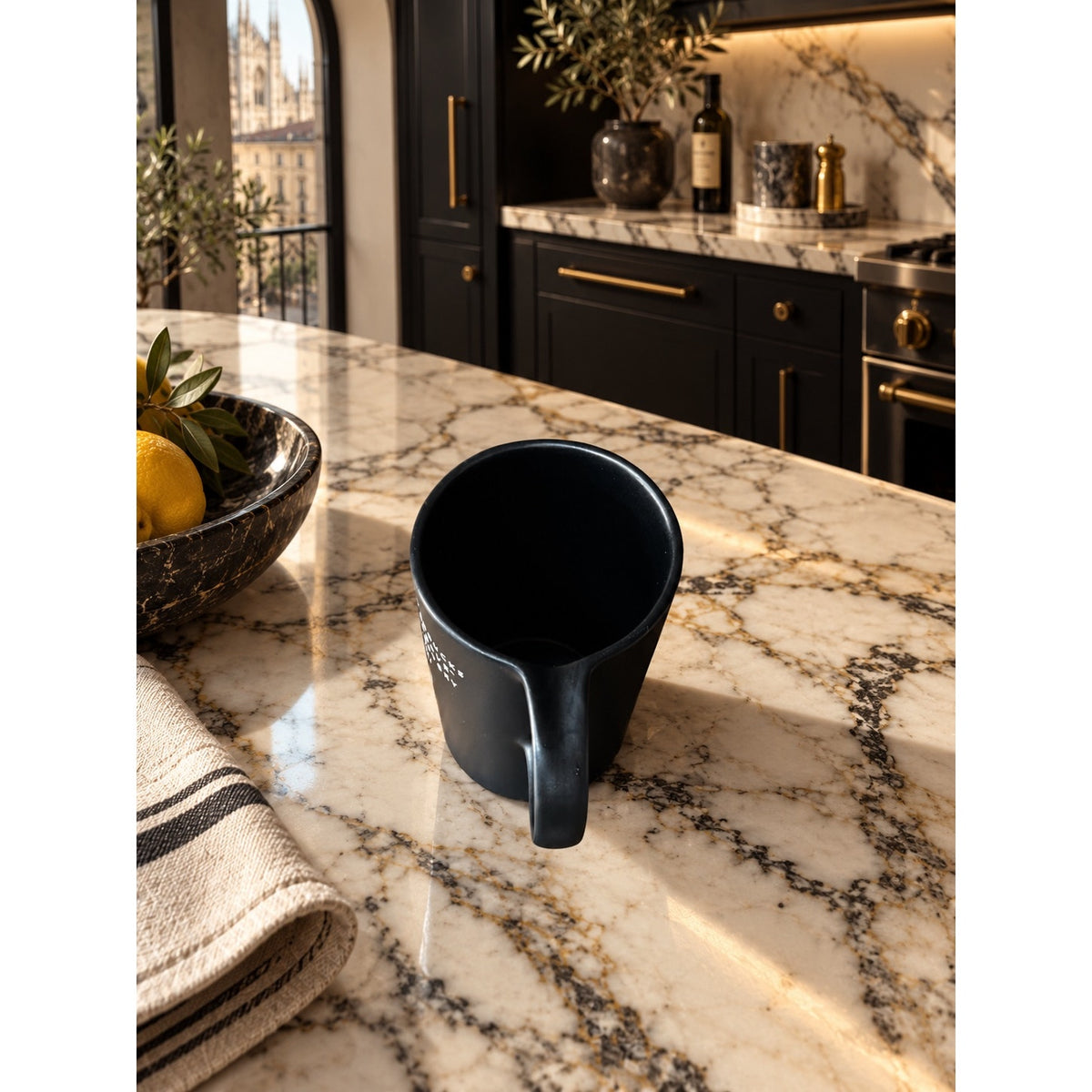Starbucks Reserve Roastery Milano Italy Black Ceramic Mug 10 Oz