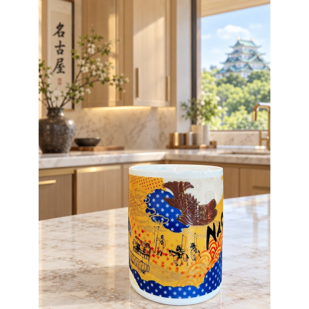 Starbucks Nagoya Japan 2012 City Mug Shachihoko Castle Made in Japan