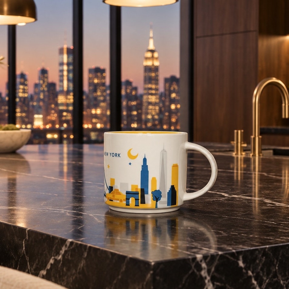 Starbucks New York You Are Here Mug 14oz EUC City Series EUC