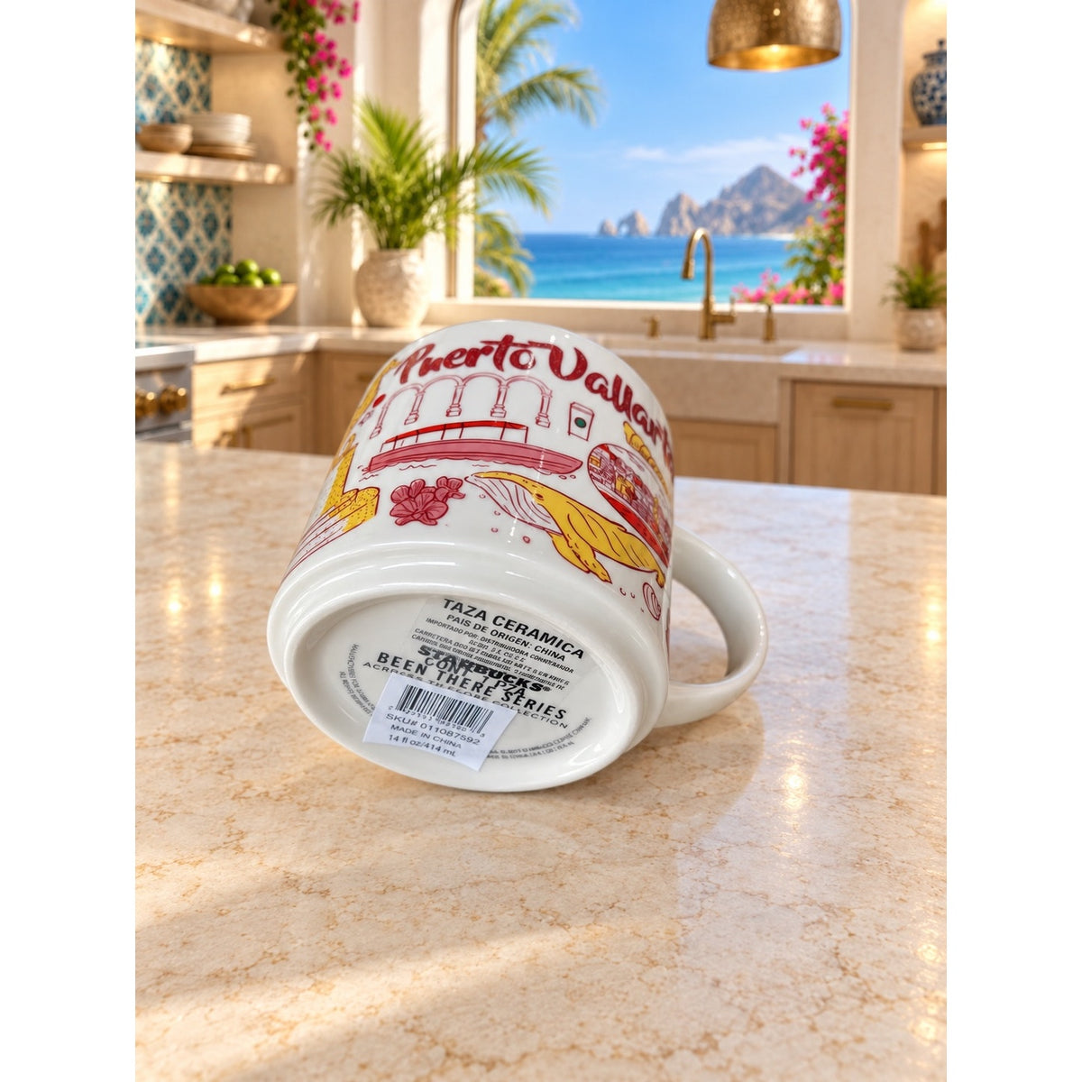 Starbucks Puerto Vallarta Been There Series Mug 14 oz Mexico Coffee Cup NWT/BOX