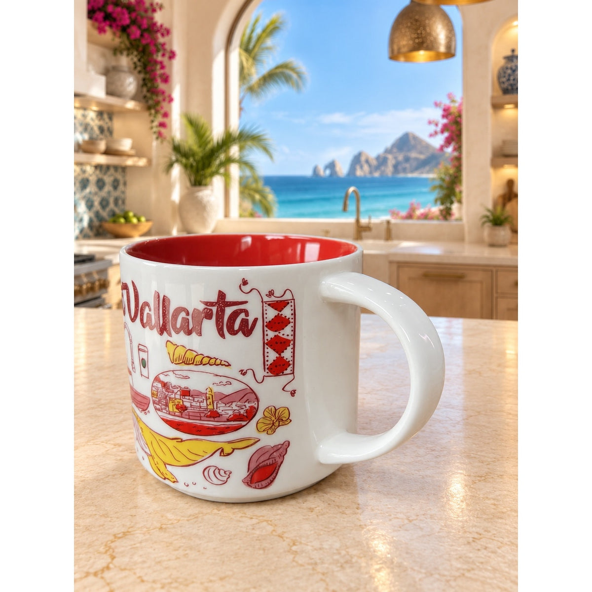 Starbucks Puerto Vallarta Been There Series Mug 14 oz Mexico Coffee Cup NWT/BOX