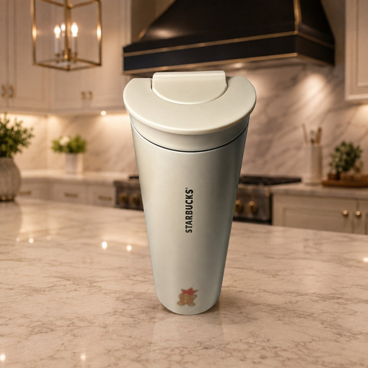 Starbucks Cookie House Wilson 16oz Stainless Steel Tumbler NWT