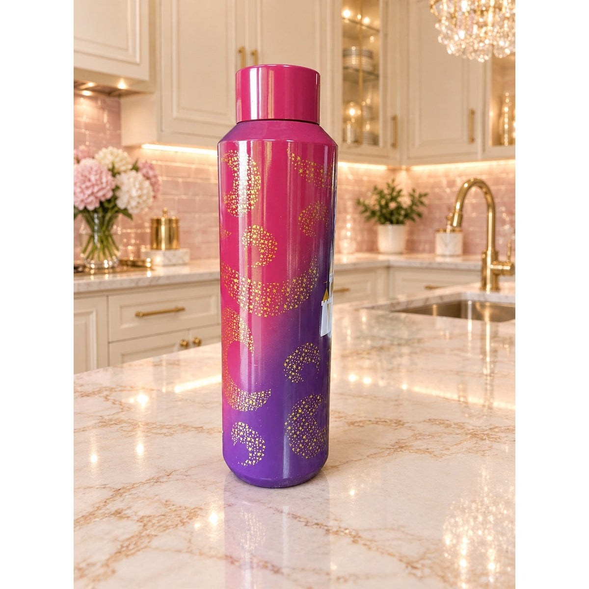 Starbucks Disneyland Resort 2023 Stainless Steel Bottle 20oz Pink Purple NWT