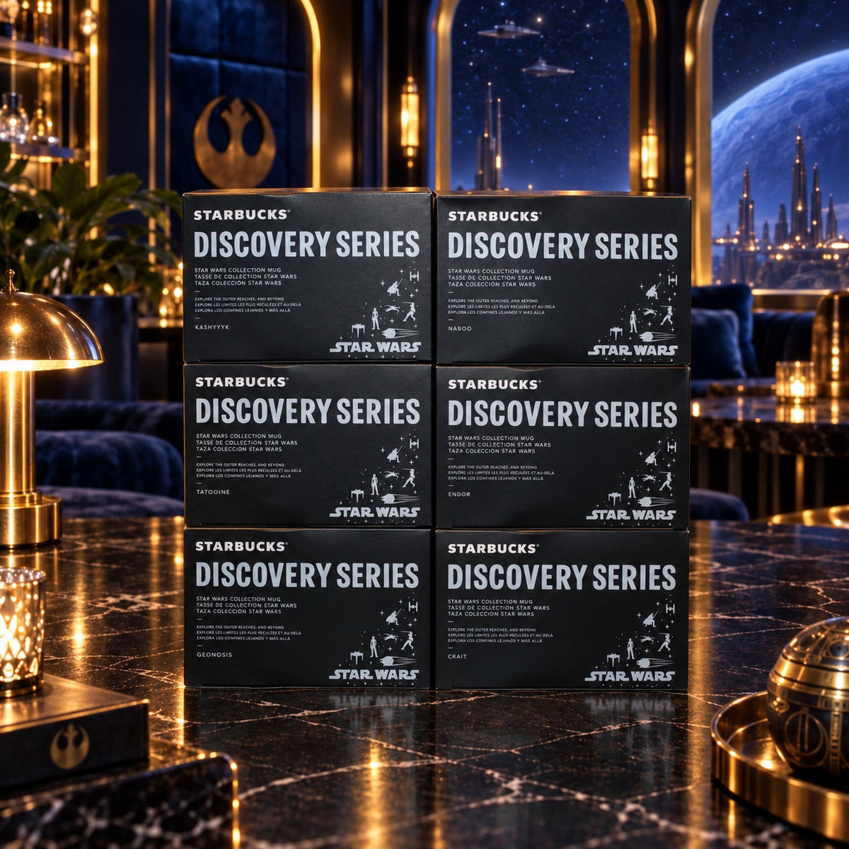 Starbucks Star Wars Discovery Series 2025/2026 Mugs Set of 6  New in Box