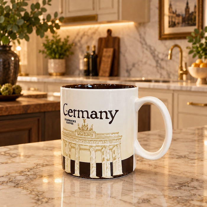 Starbucks Germany Coffee Mug 16 Oz Dark Brown Interior Architecture Cup