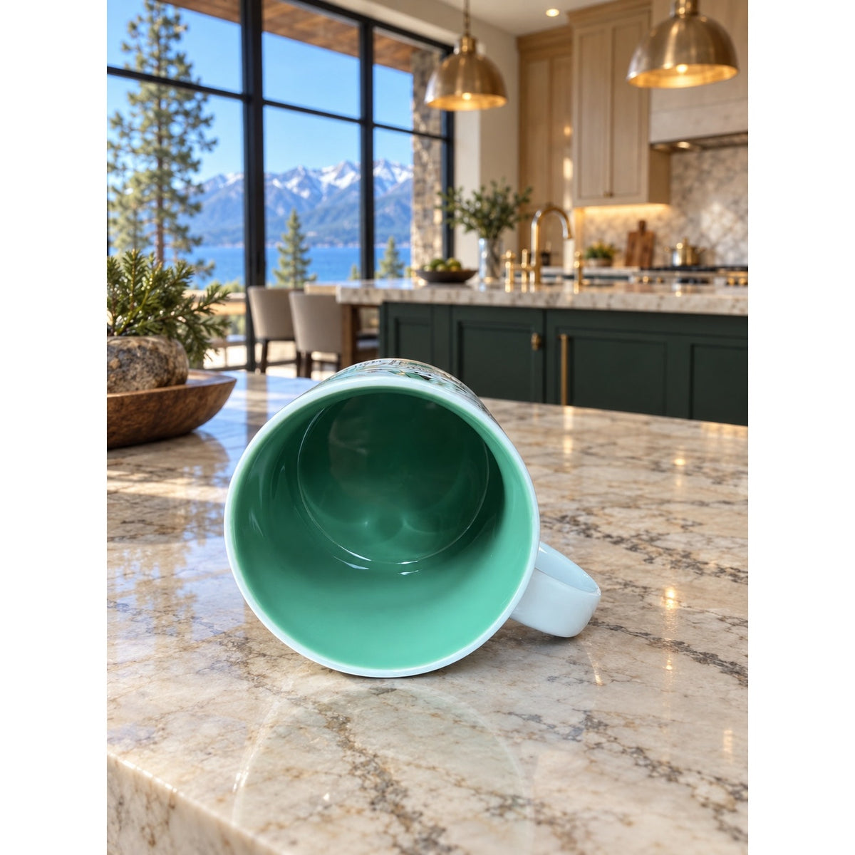 Starbucks Lake Tahoe Been There Series 14 Oz Coffee Mug Cup BTS EUC